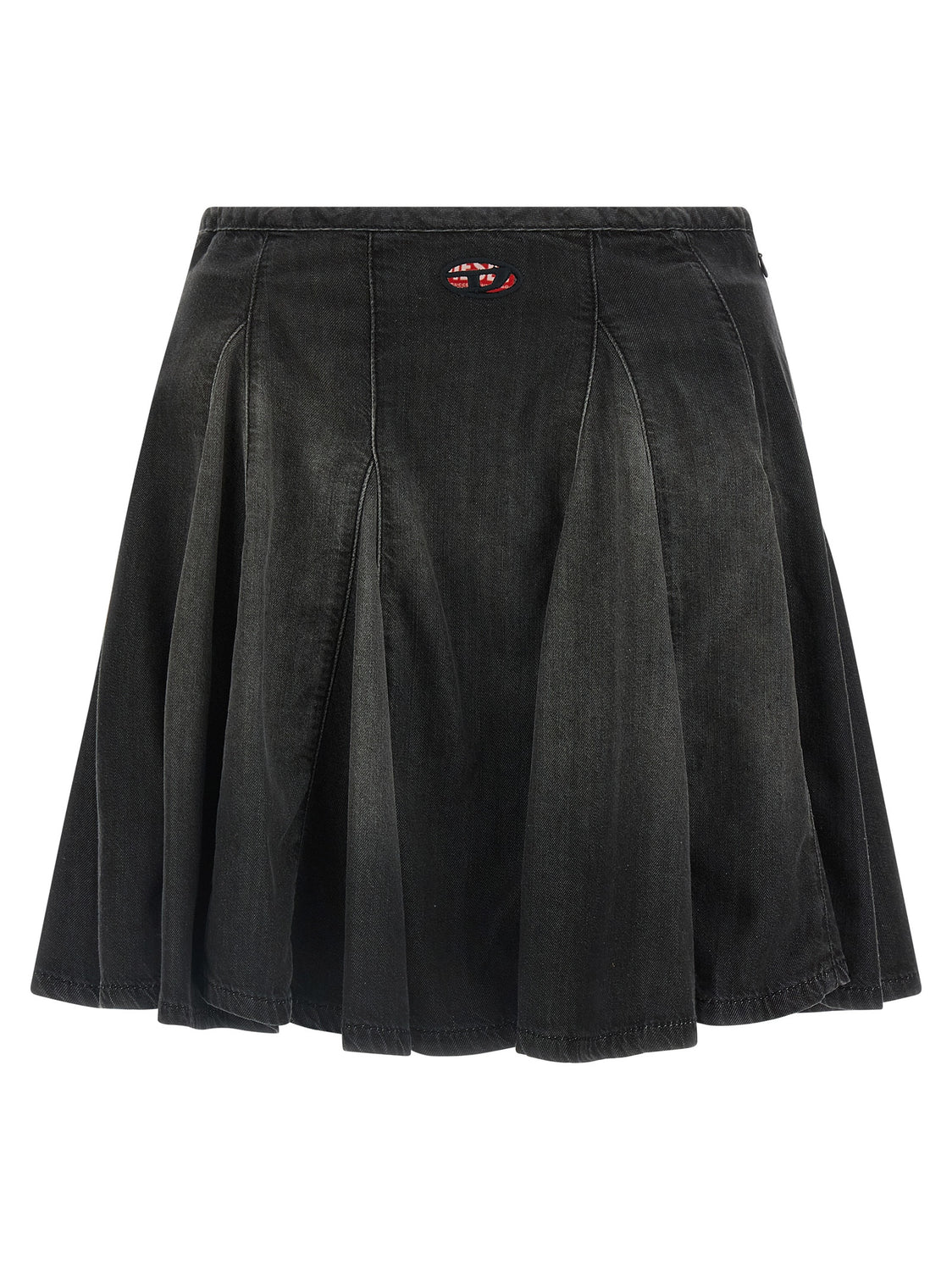 Black Cotton Long Skirt