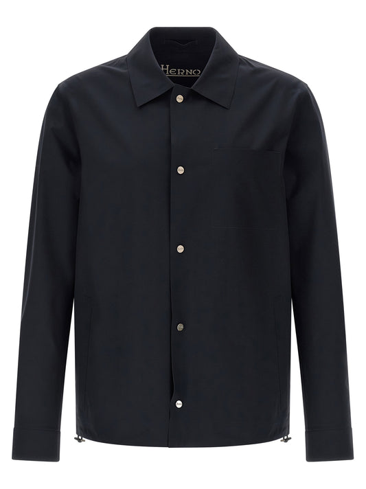 Blue Polyamide Shell Jacket