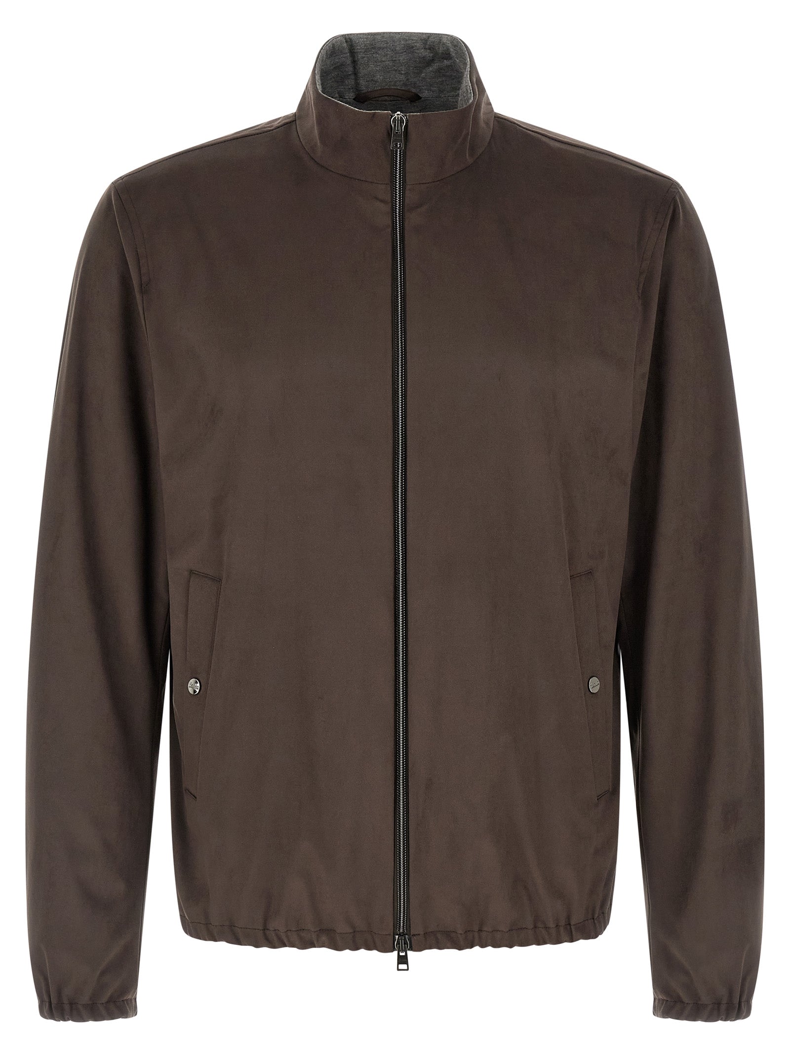 Brown Polyester Jacket