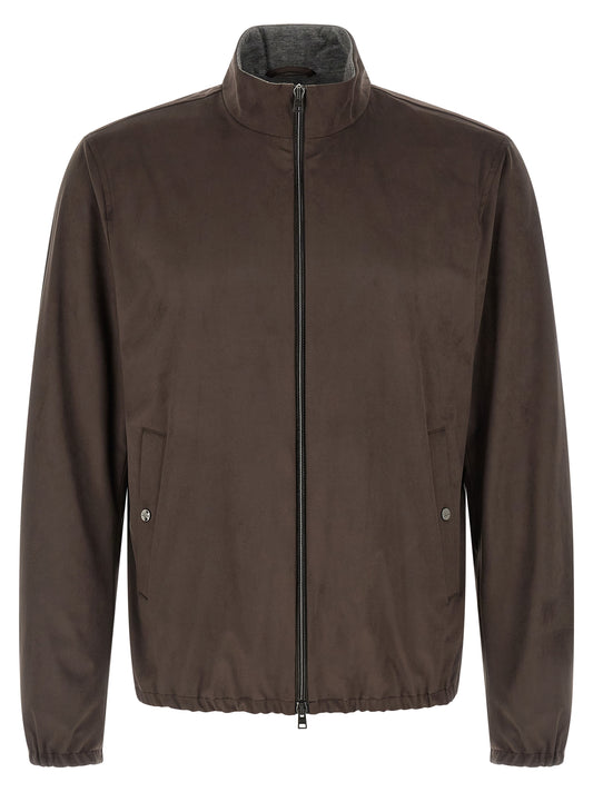 Brown Polyester Jacket