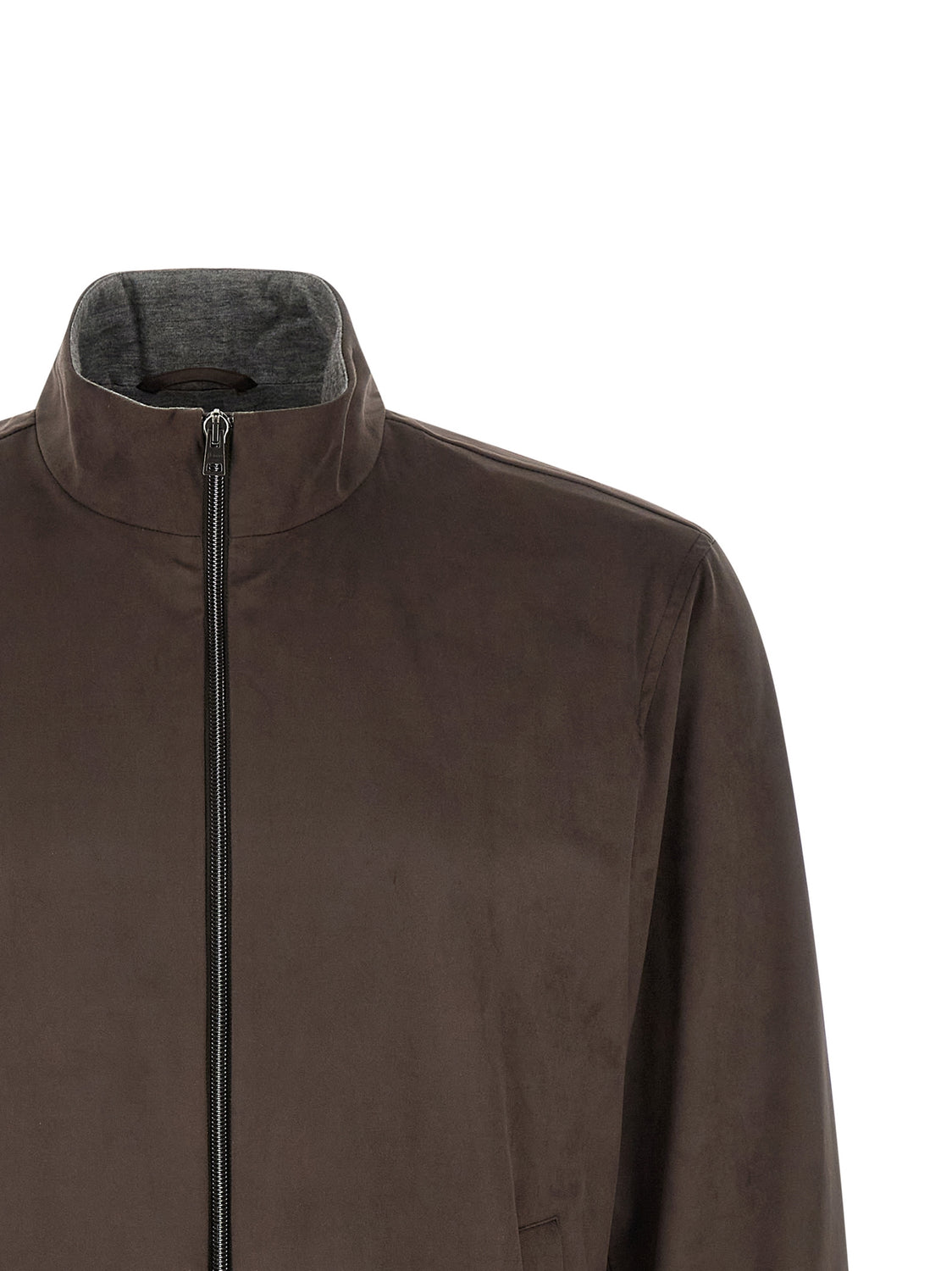 Brown Polyester Jacket