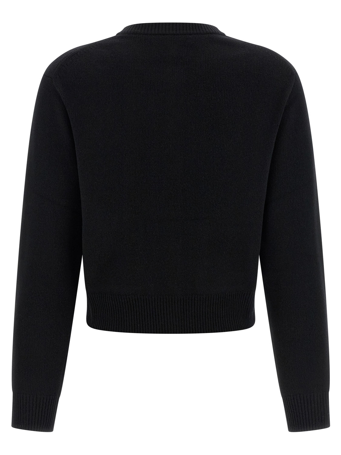 Black Wool Cardigan