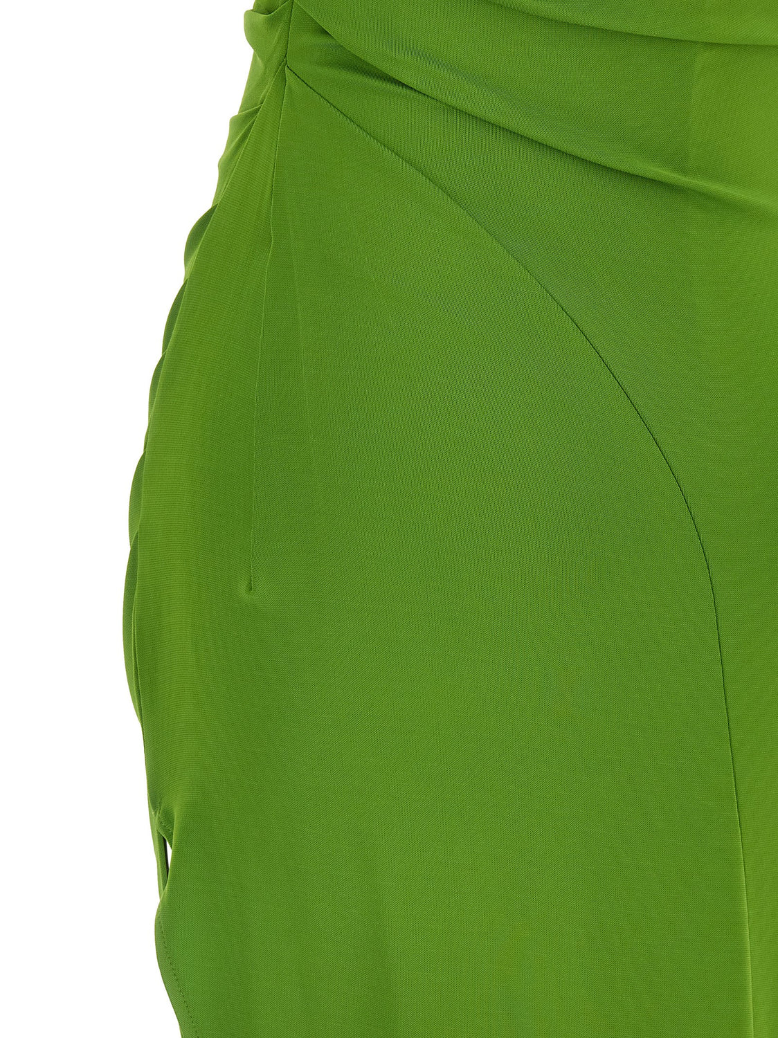 Bicolor Viscose Long Dress