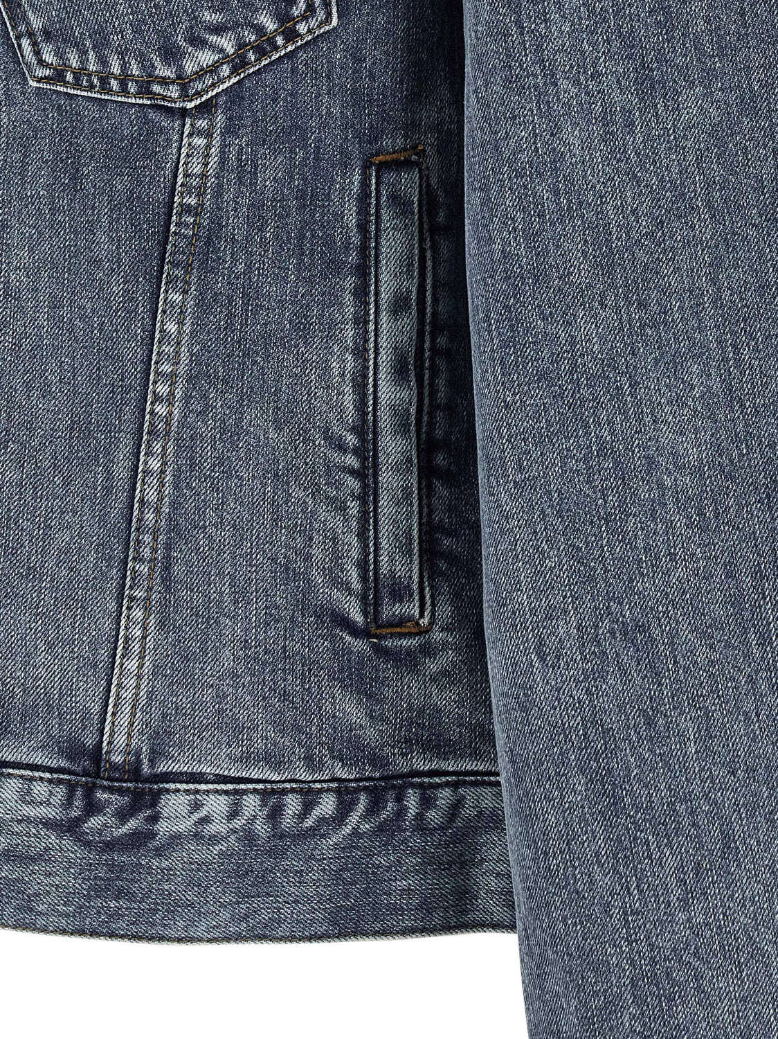 Blue Cotton Denim Jacket