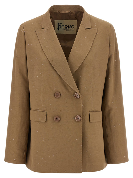 Beige Viscose Blazer