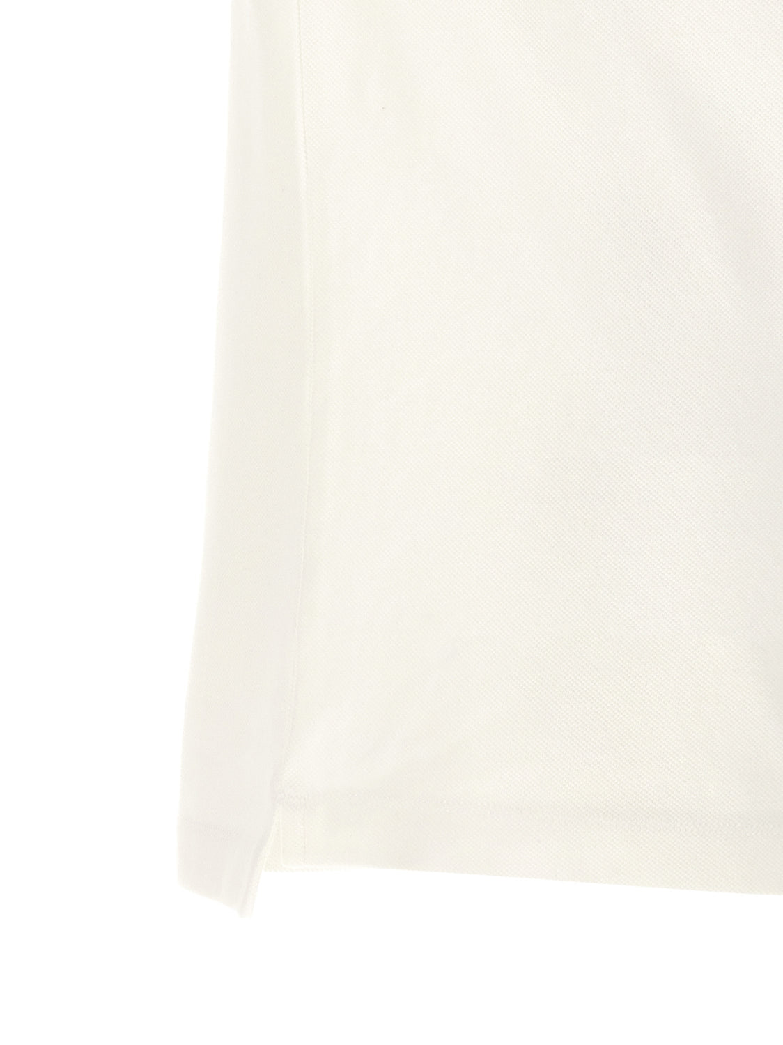 White Cotton Polo Shirt