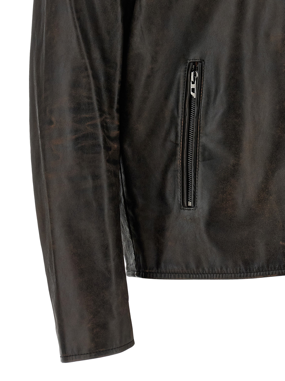 Brown Cowhide Leather Jacket