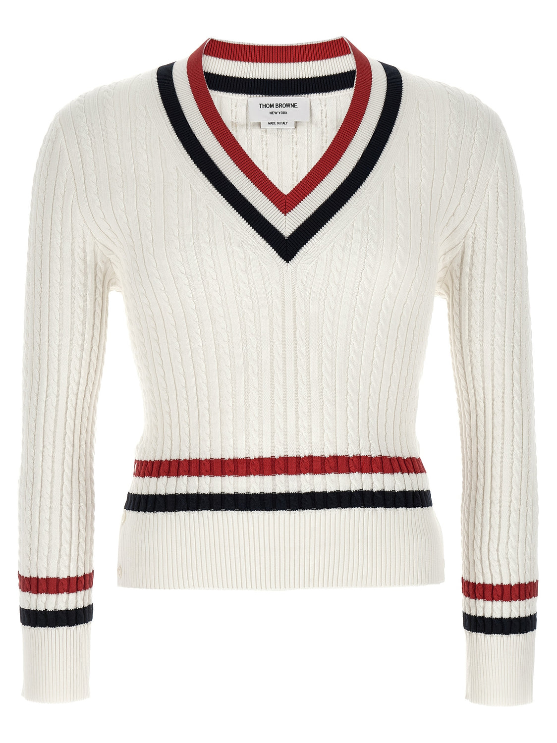 White Cotton Cardigan