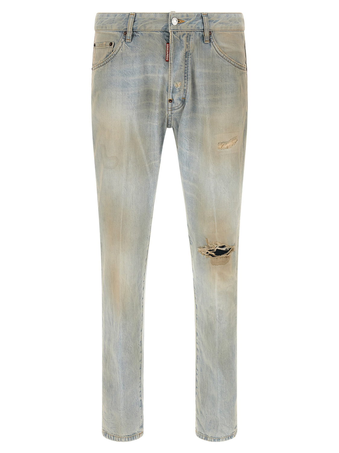 Blue Cotton Jeans Denim