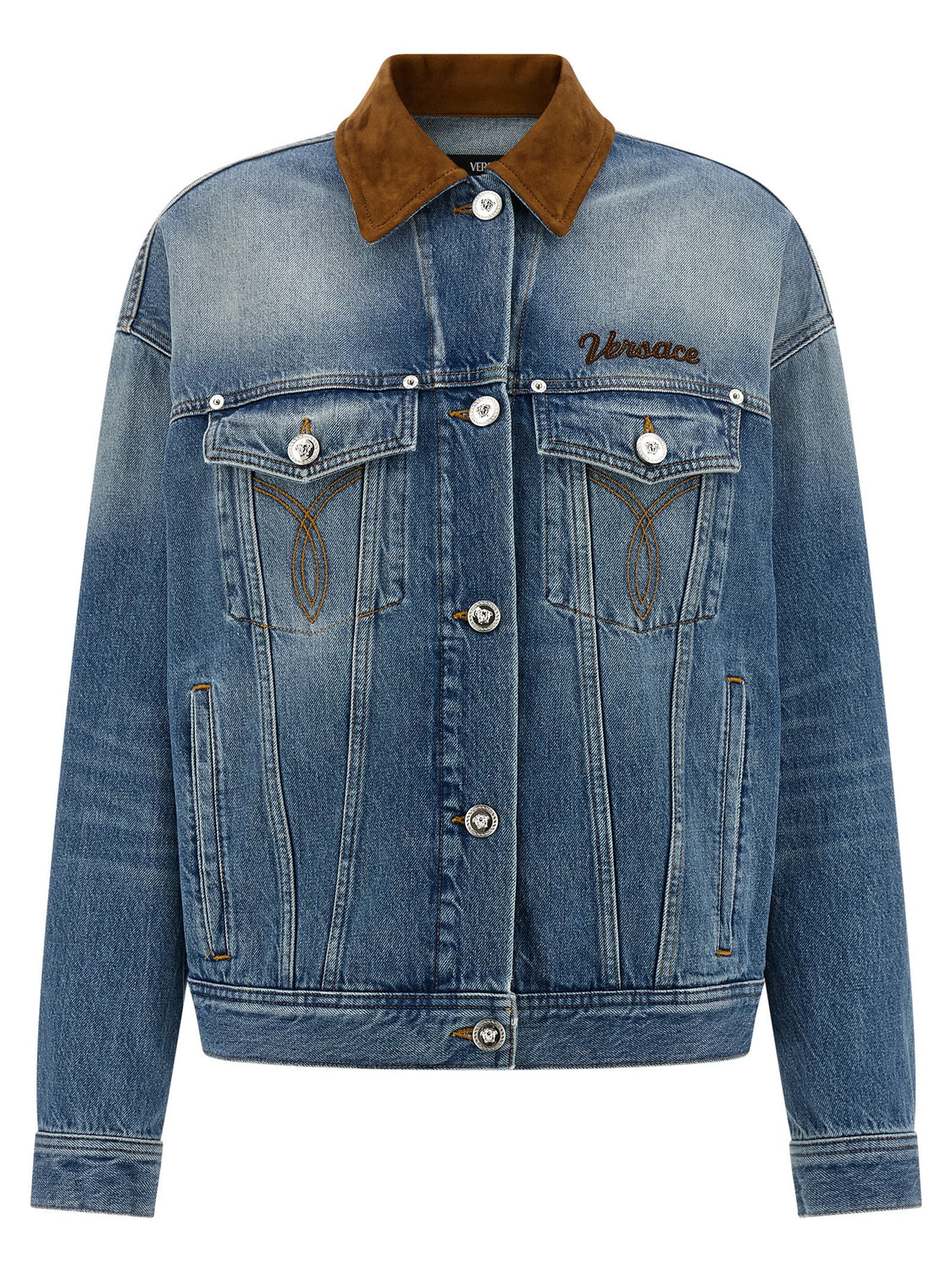 Blue Cotton Denim Jacket