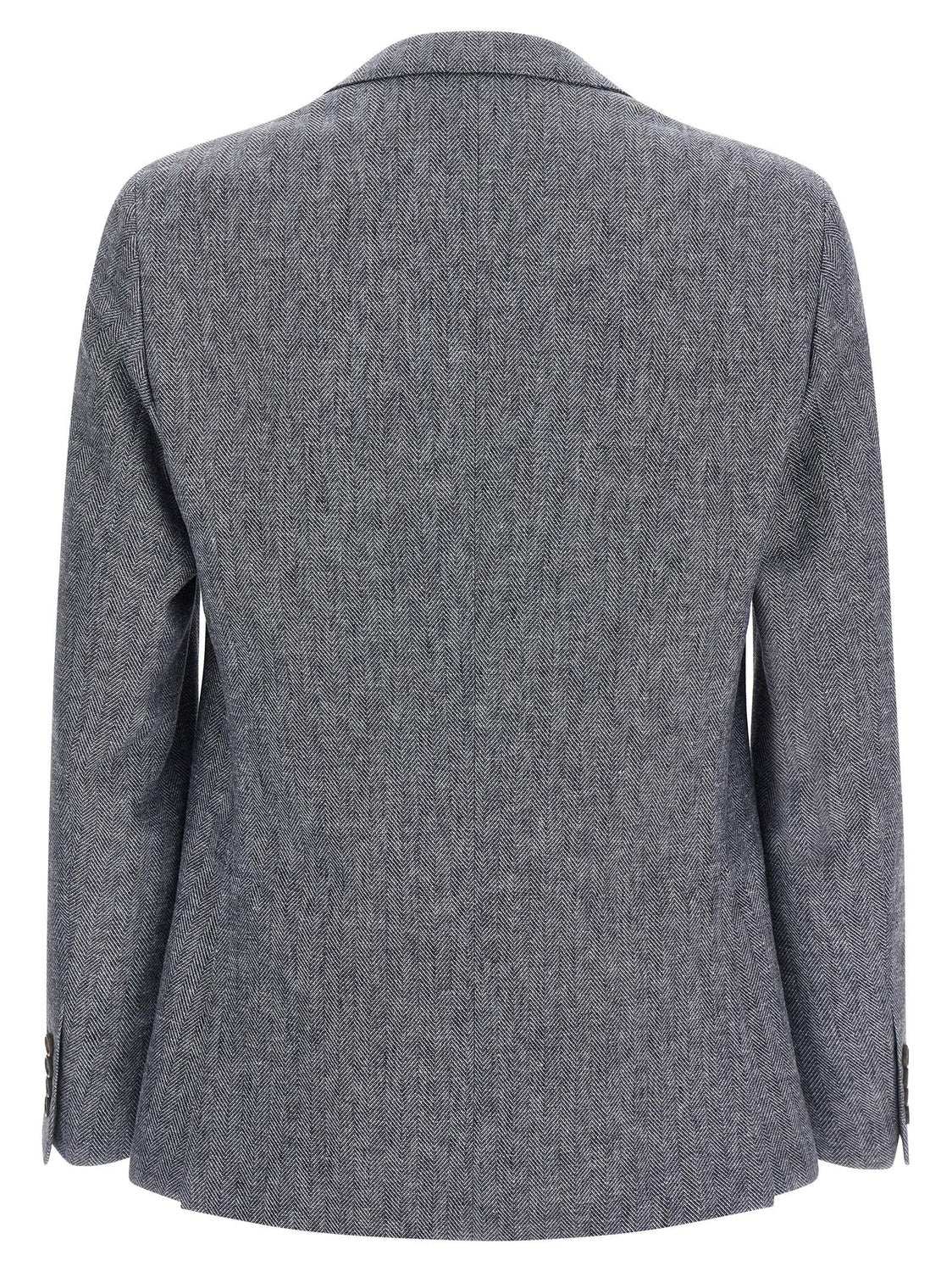 Blue Linen Blazer