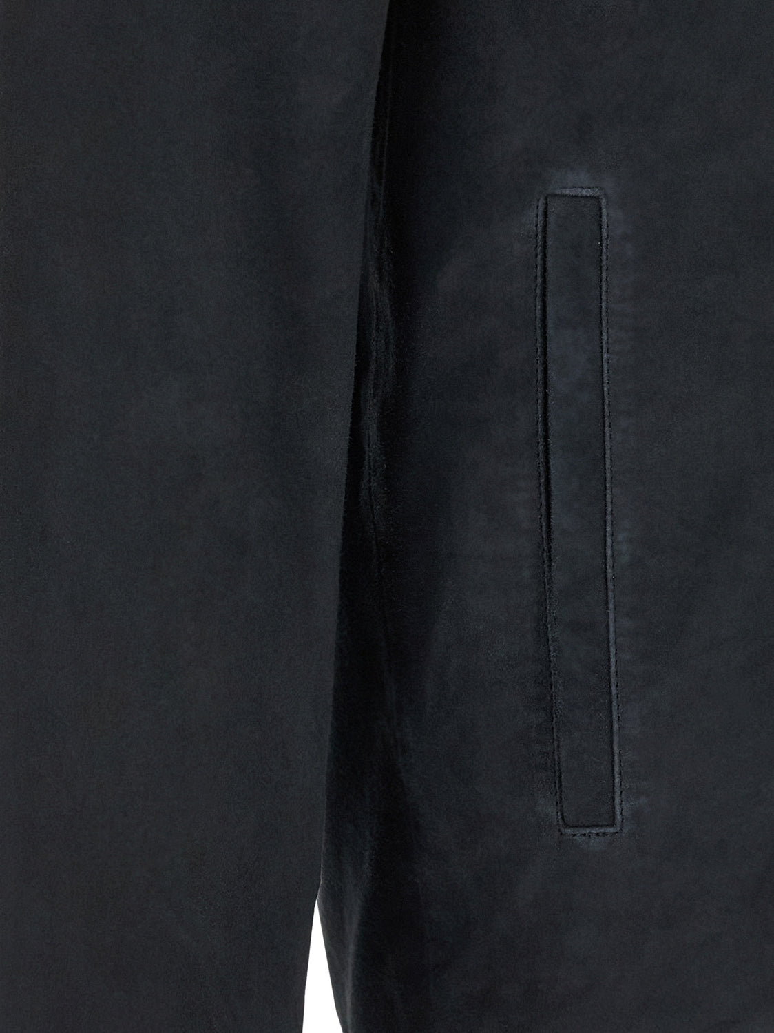 Blue Leather Leather Jacket