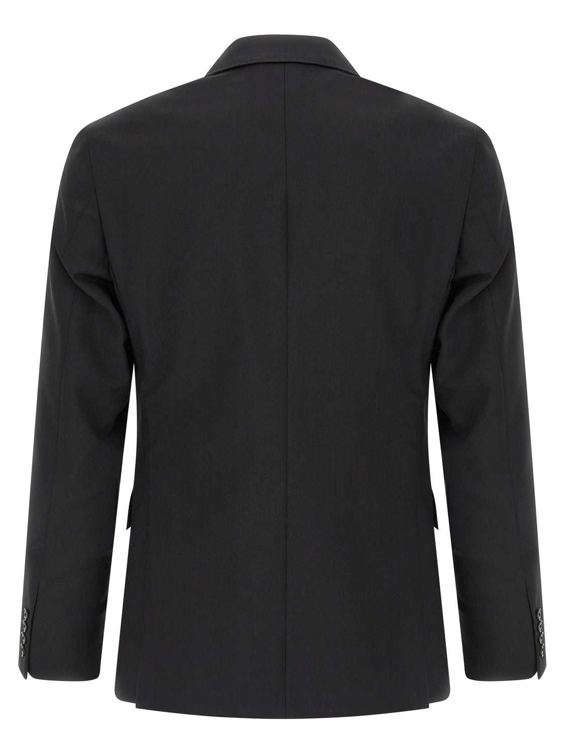 Black Wool Two-Piece Suit
