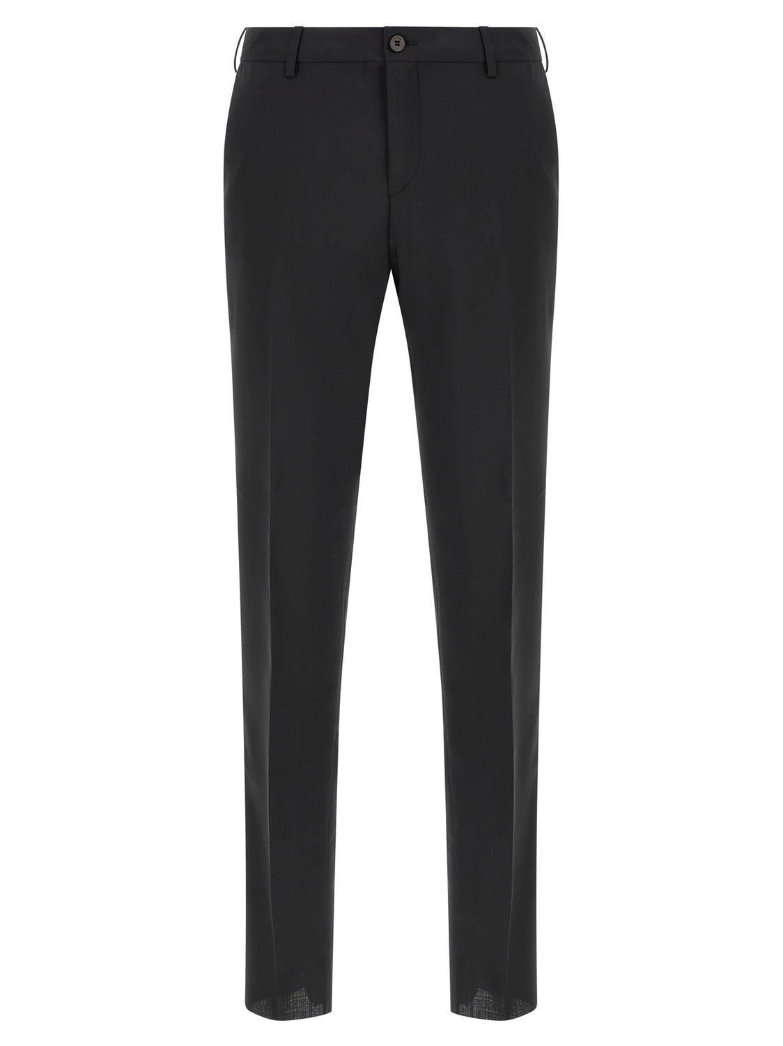 Black Wool Two-Piece Suit