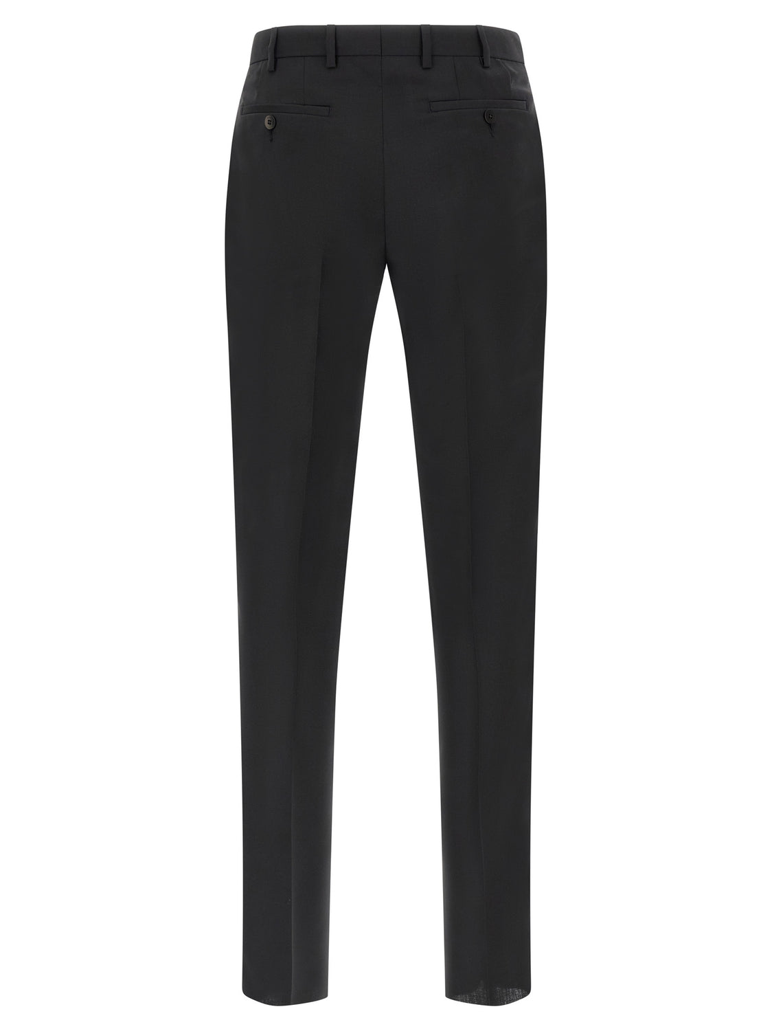 Black Wool Two-Piece Suit