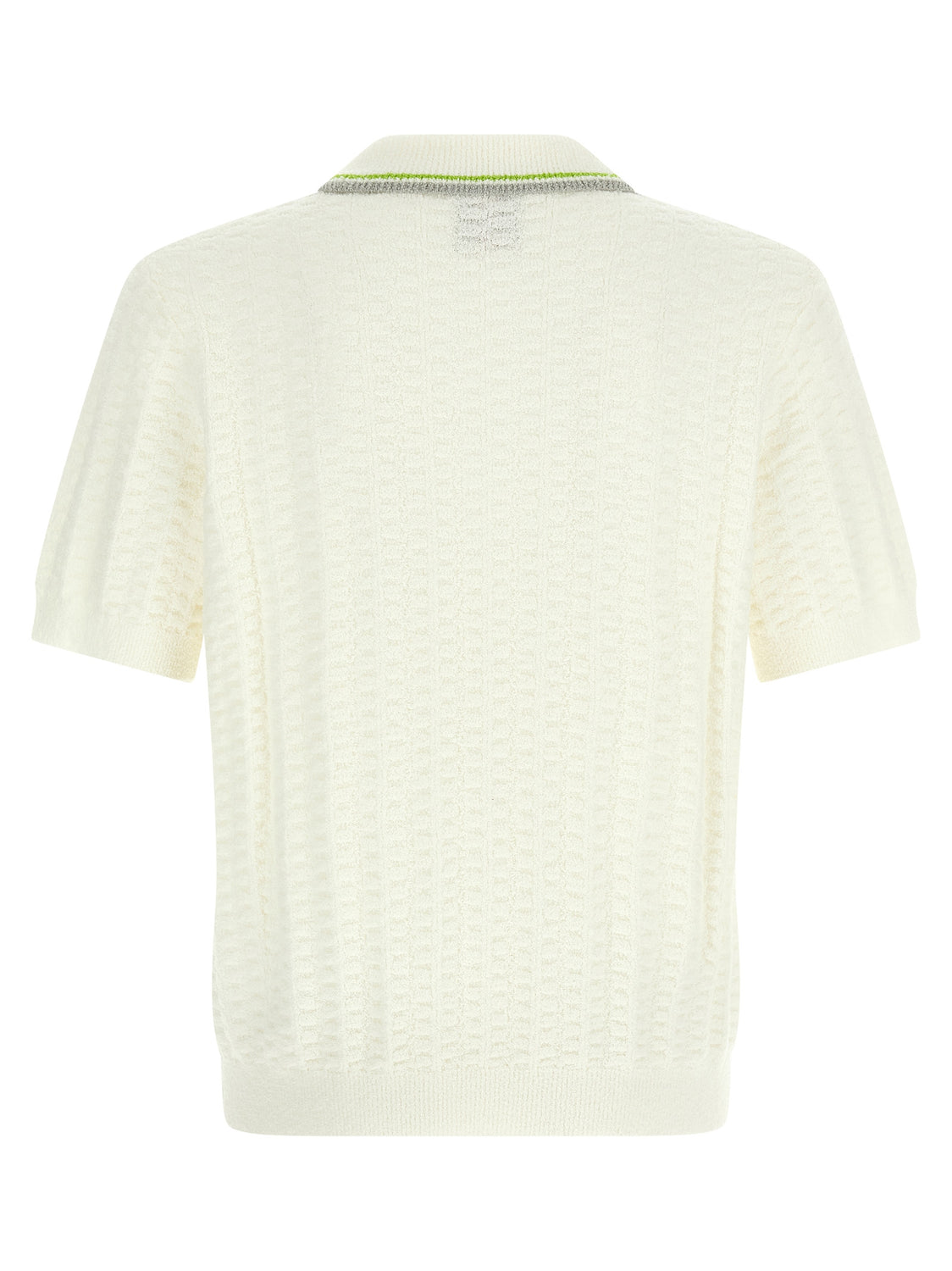 White Cotton Polo Shirt