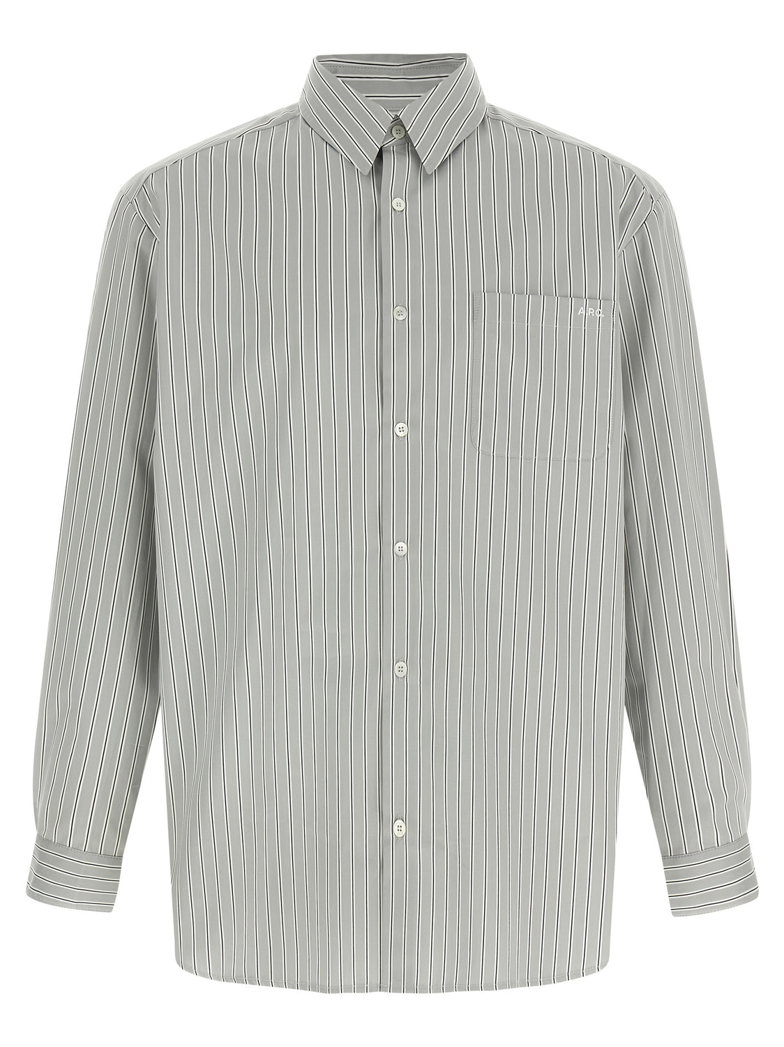 Gray Cotton Blouse