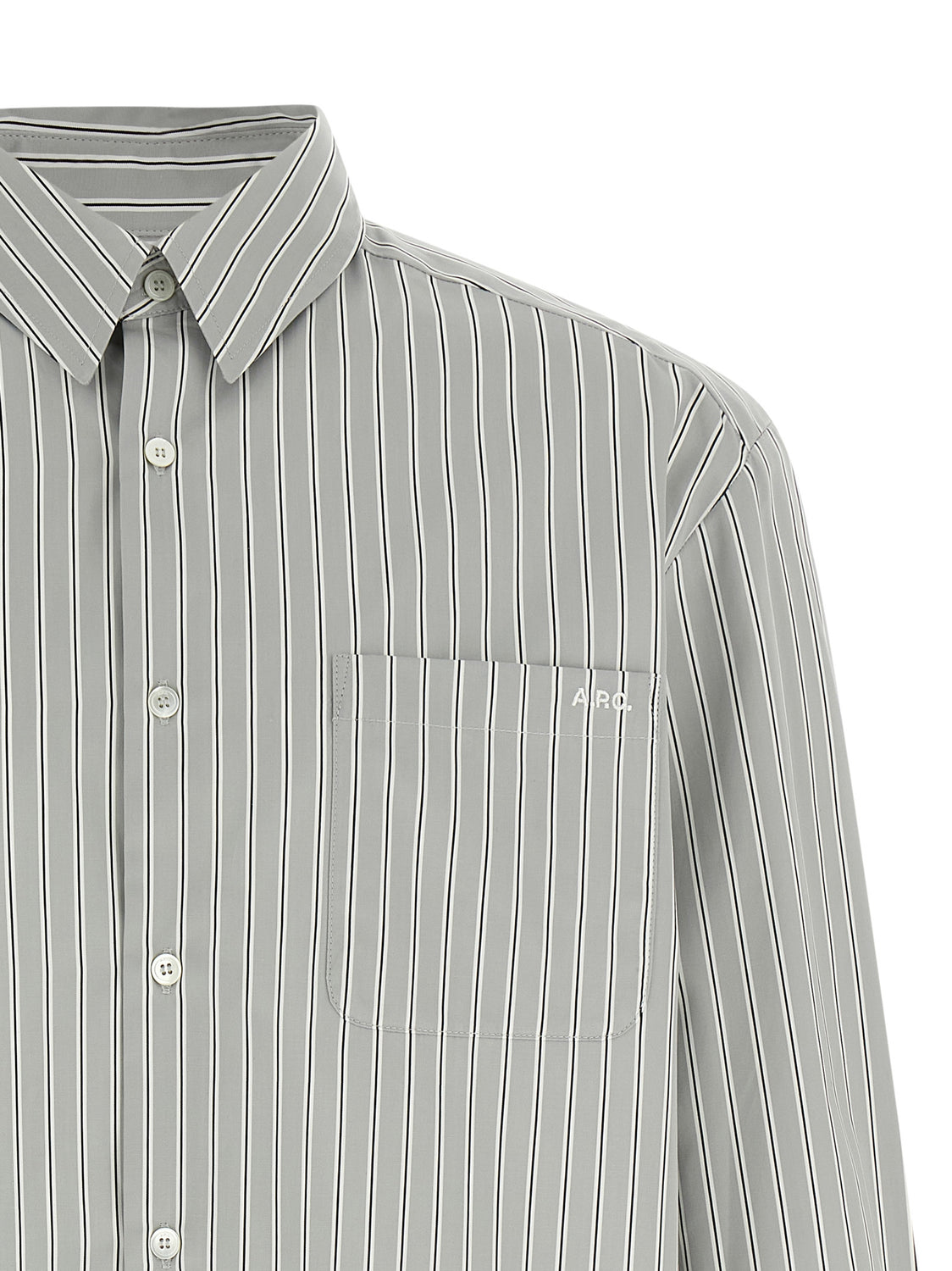 Gray Cotton Blouse