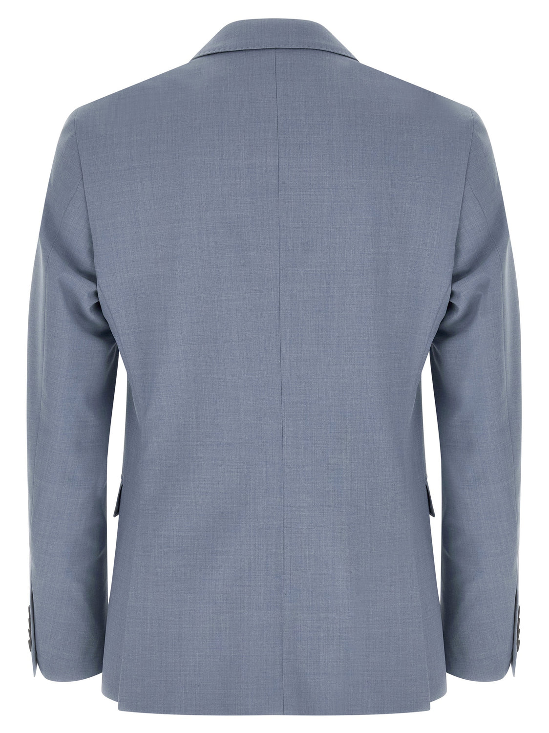Blue Polyester Two-Piece Suit