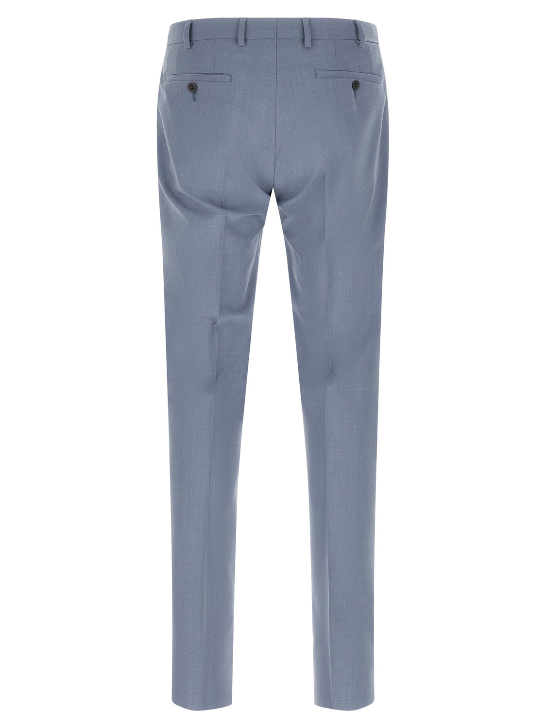 Blue Polyester Two-Piece Suit