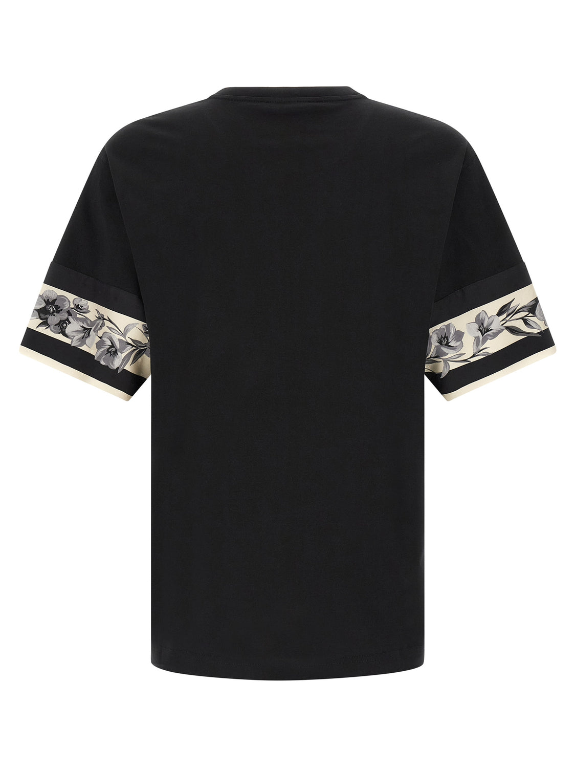 Black Cotton Long Sleeve T-Shirt