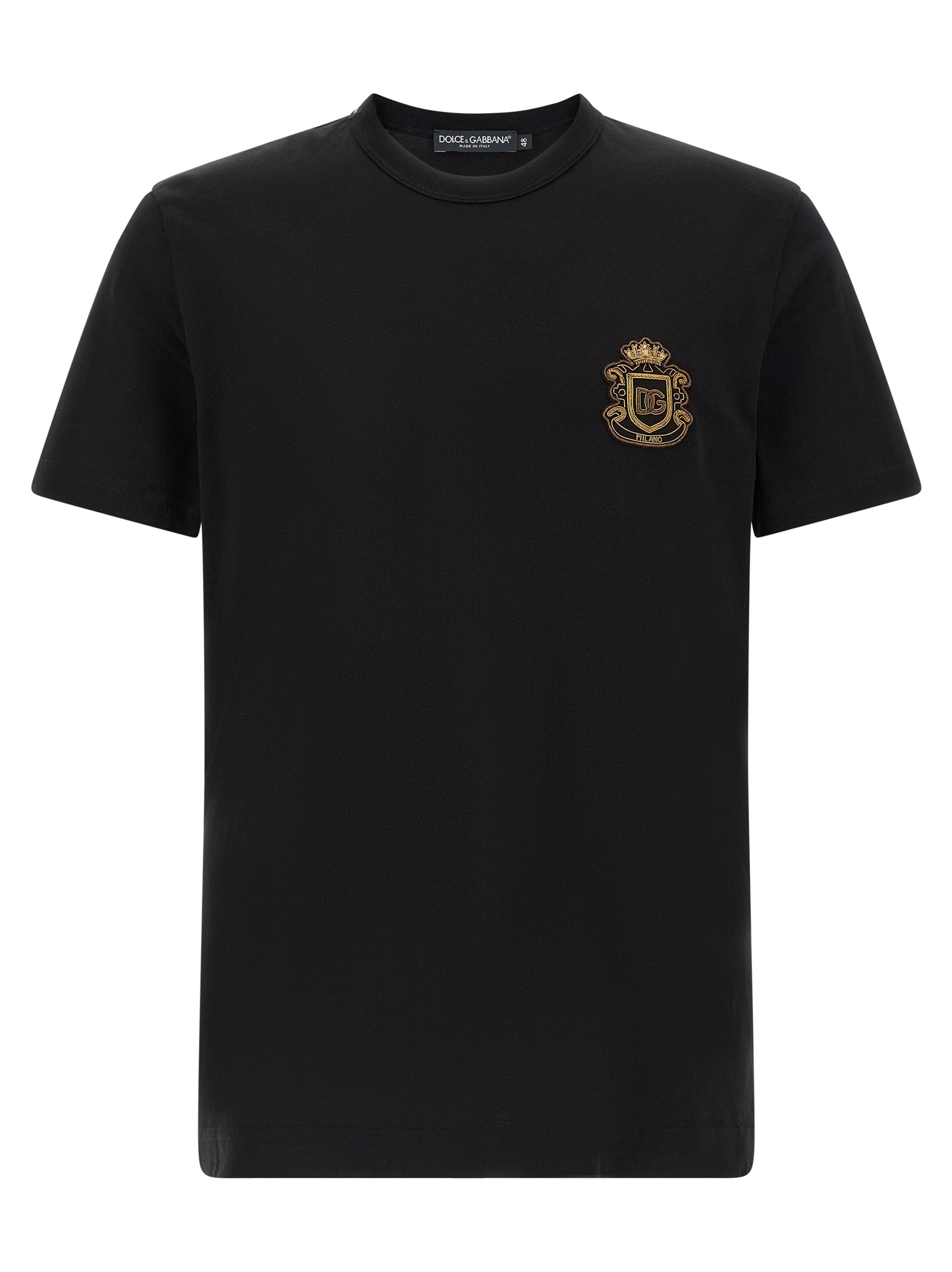 Black Cotton T-Shirt