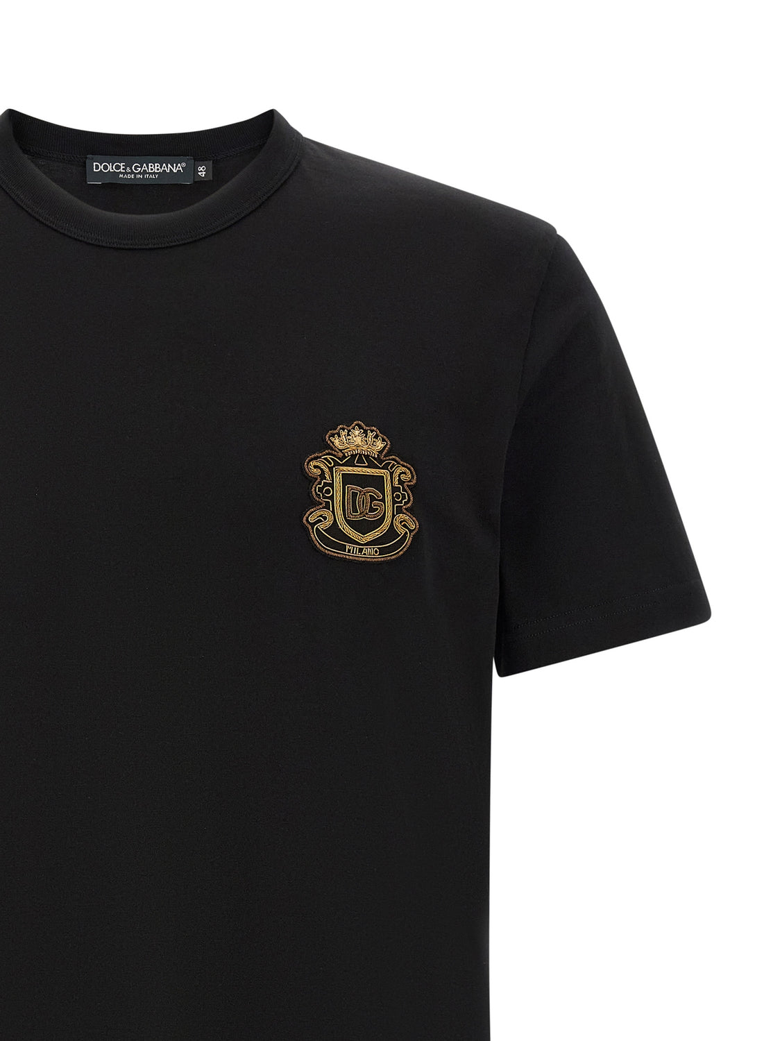 Black Cotton T-Shirt