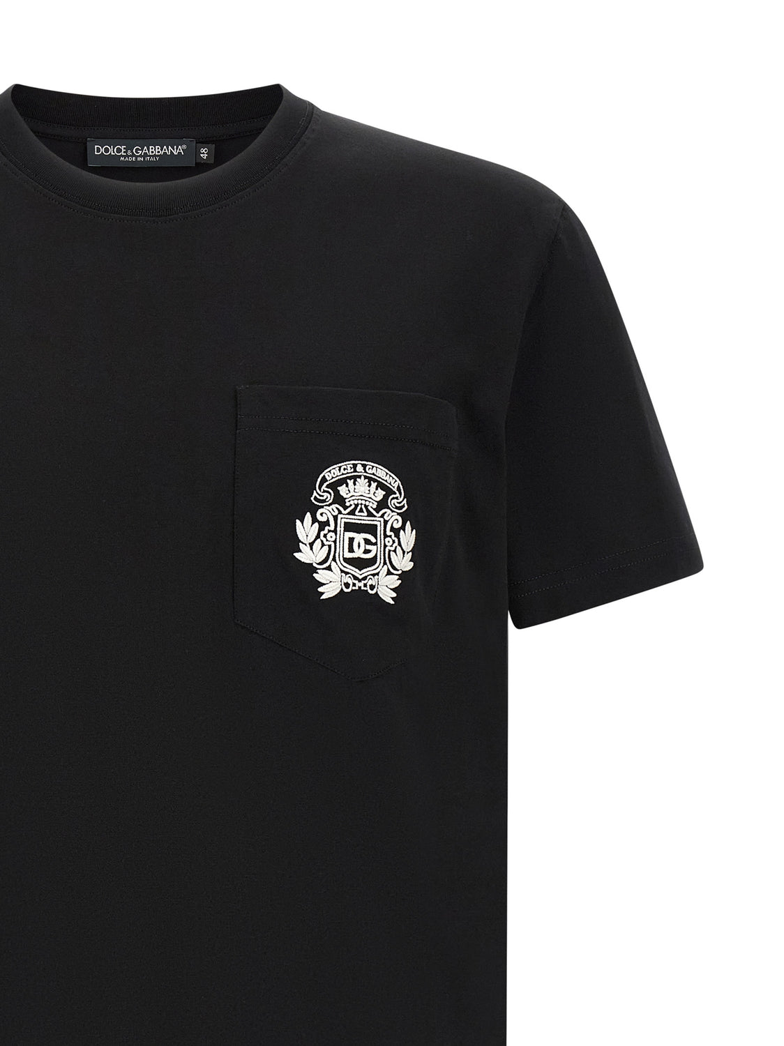 Black Cotton T-Shirt