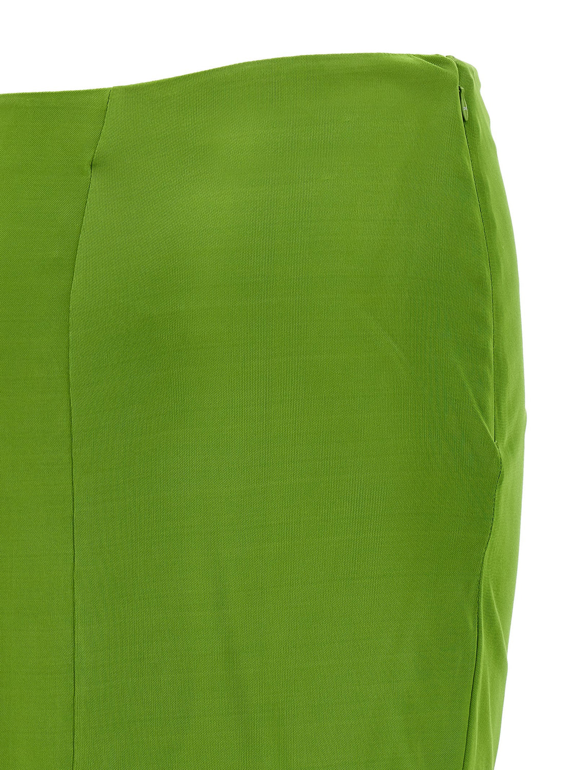 Bicolor Viscose Mini Skirt