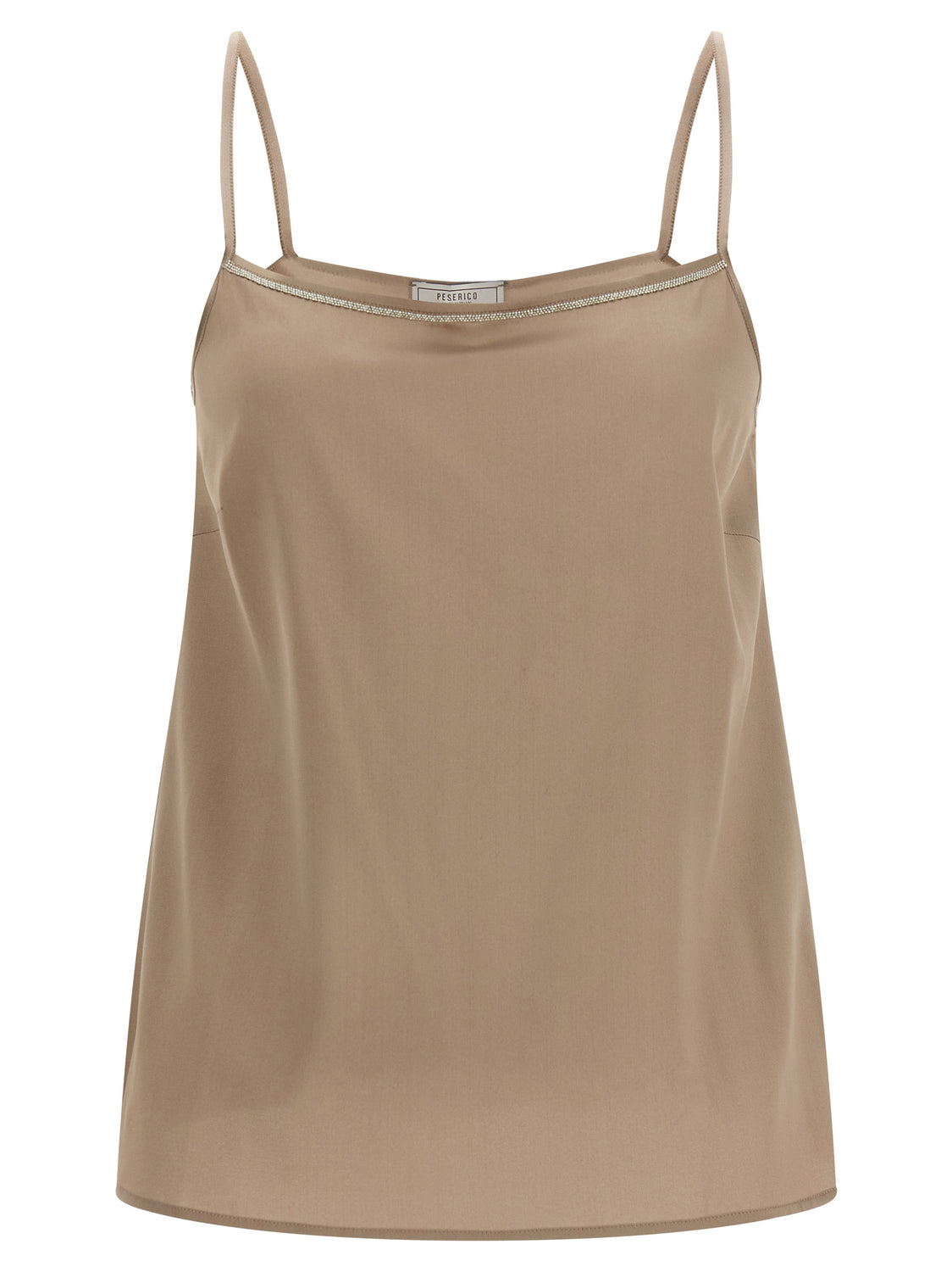 Brown Silk Blouse