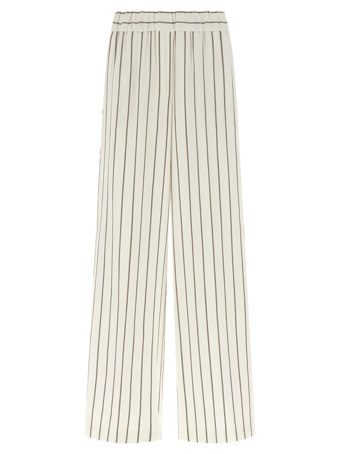 White Linen Casual Pants