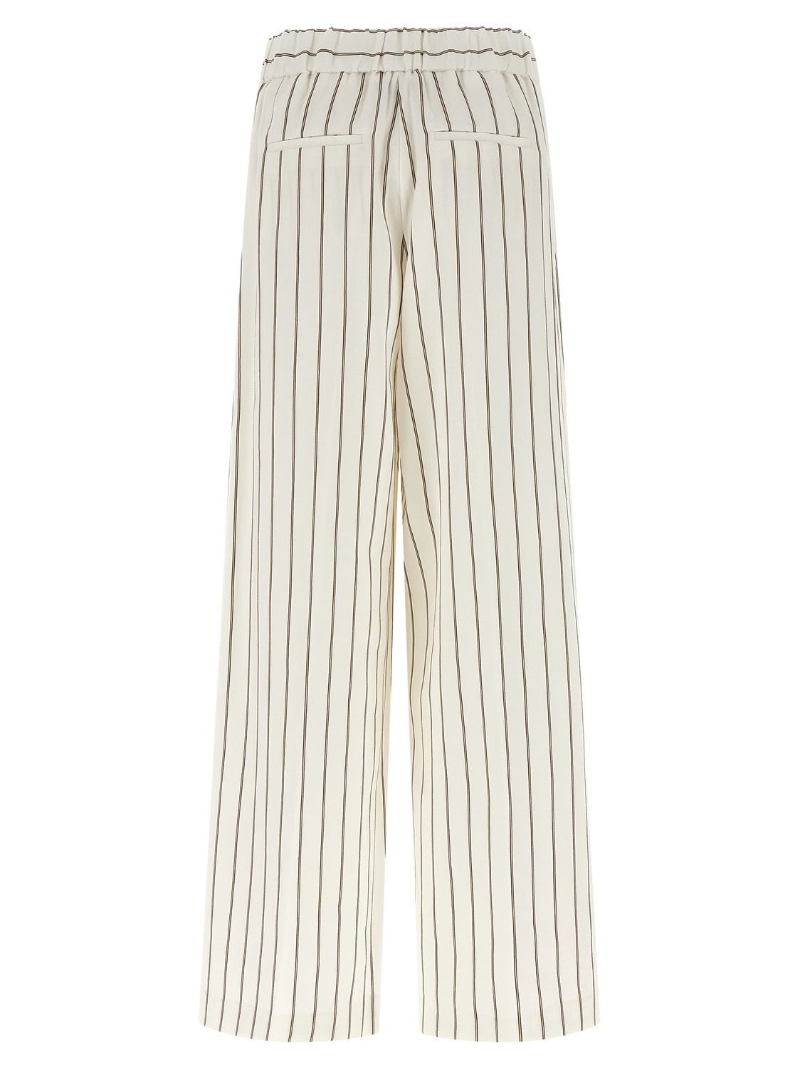 White Linen Casual Pants