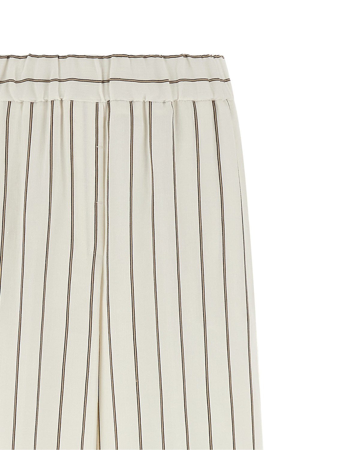 White Linen Casual Pants