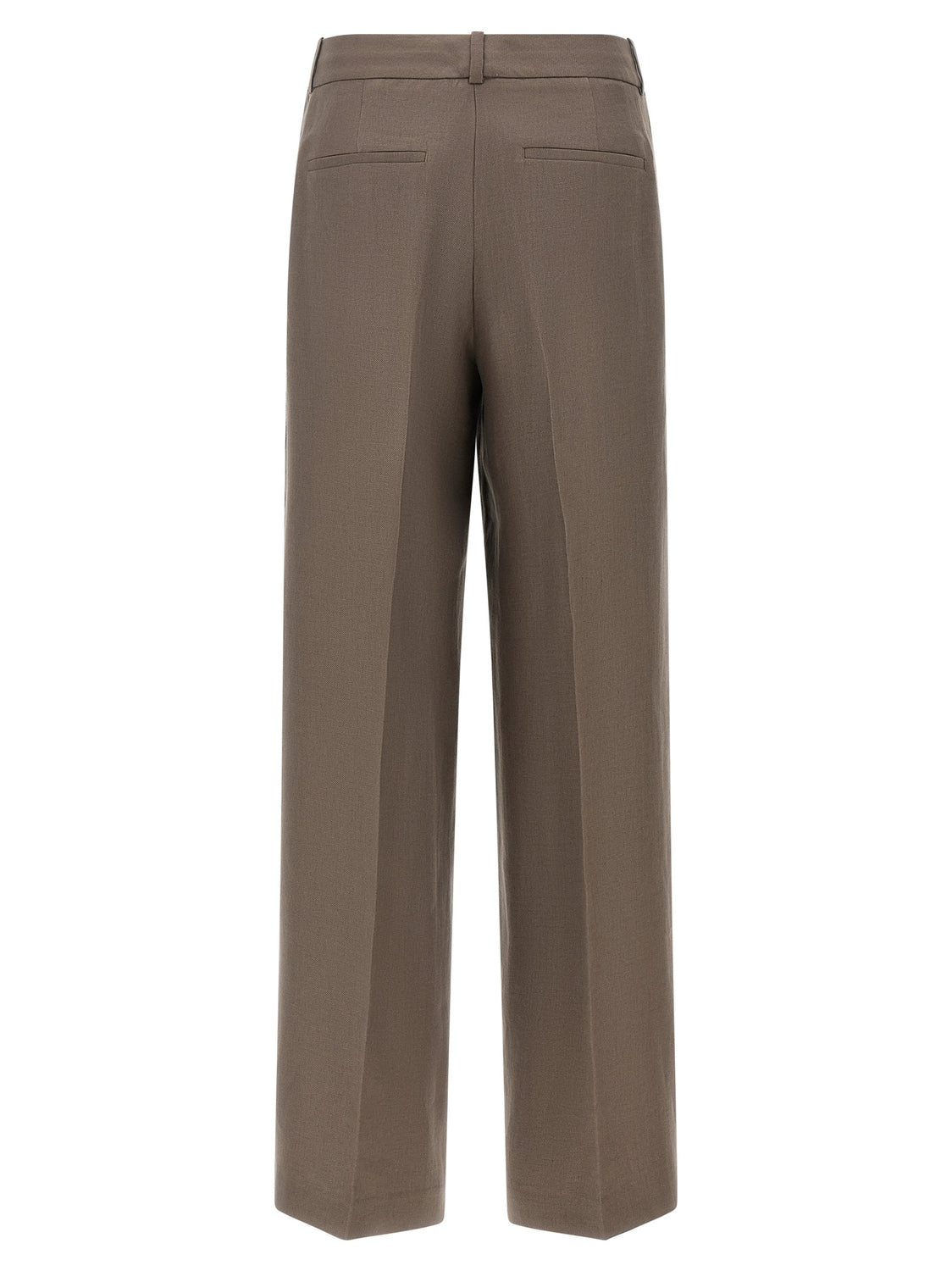 Brown Linen Pants