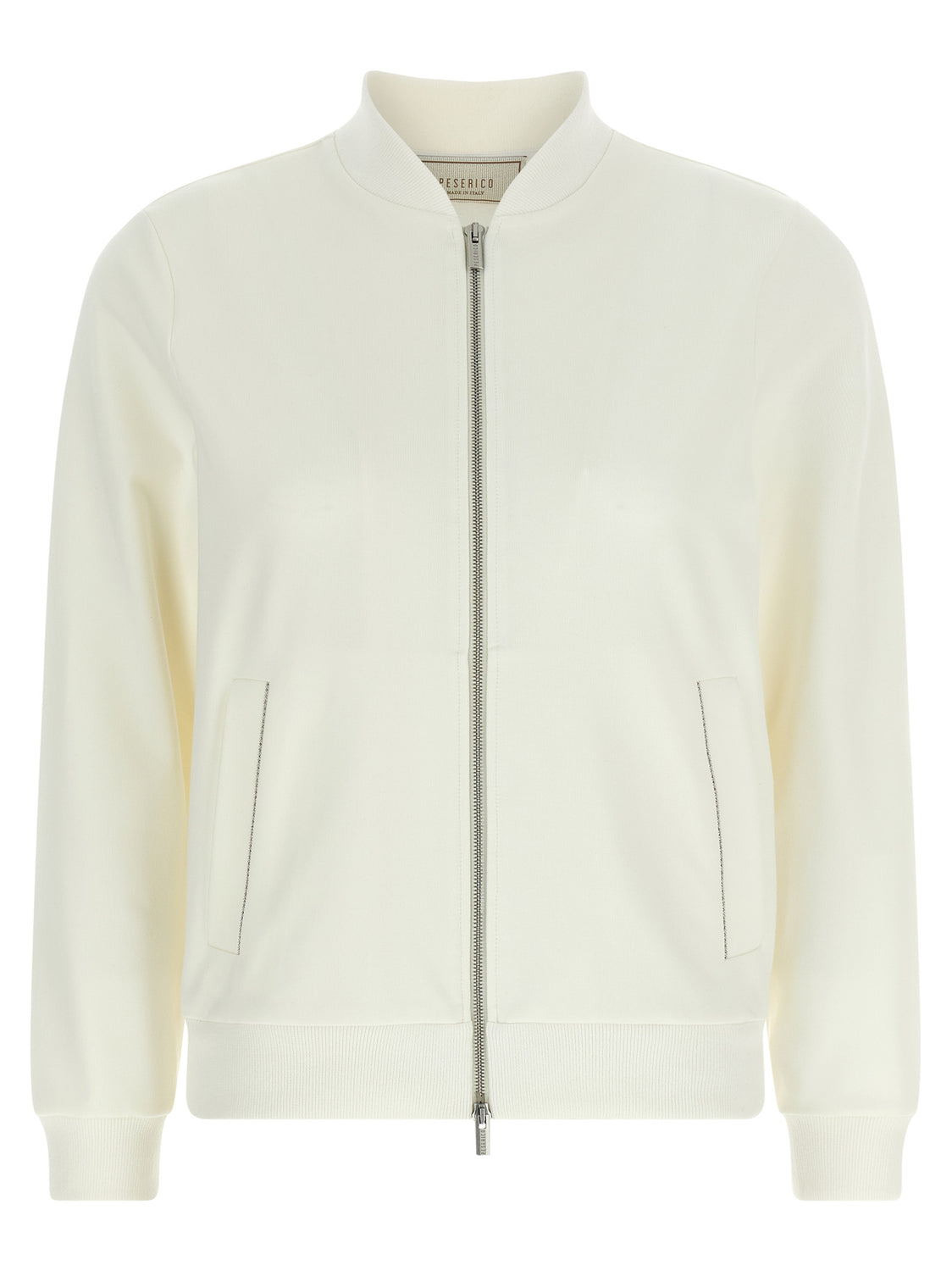 White Cotton Sweatshirt
