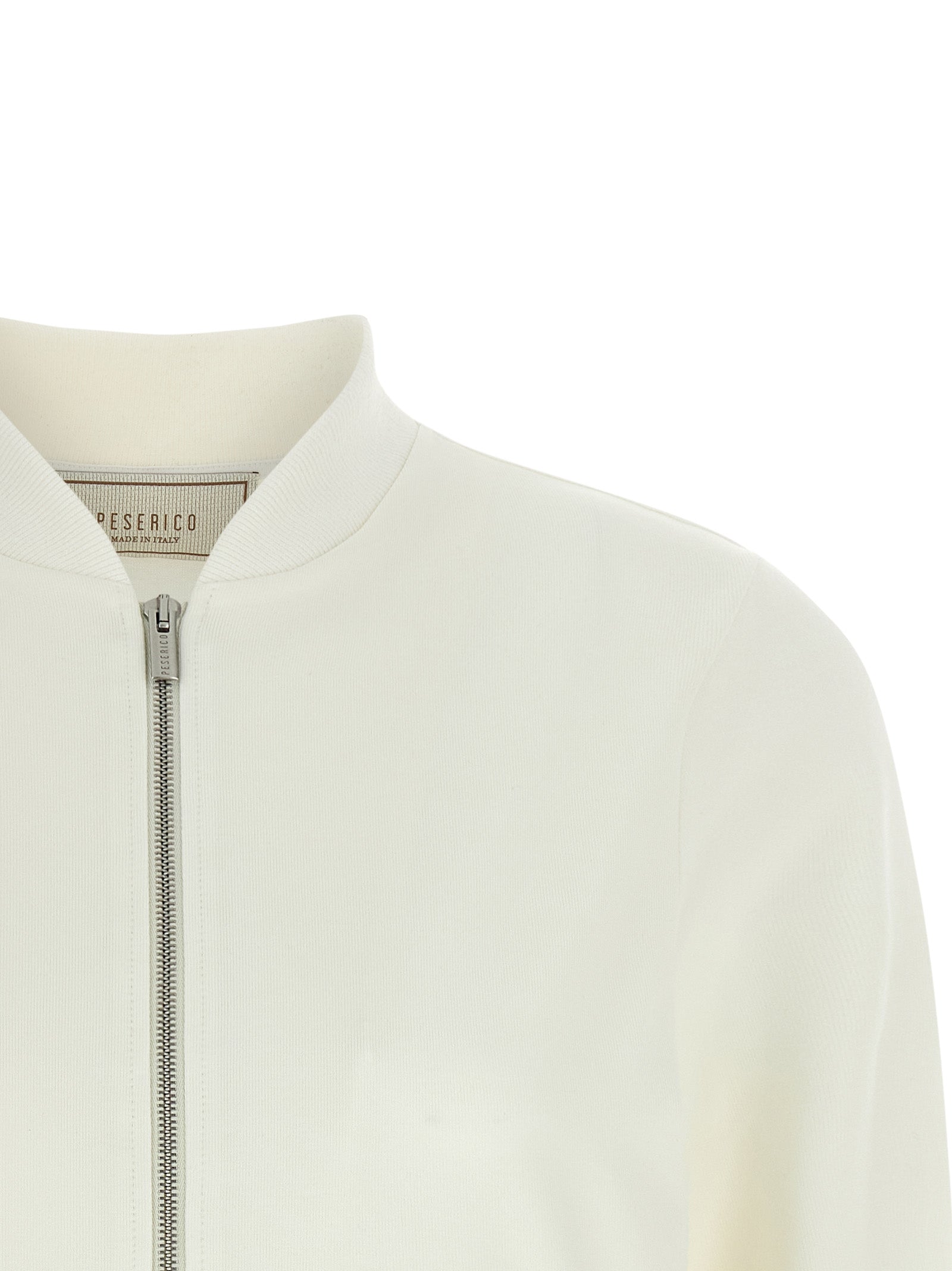 White Cotton Sweatshirt