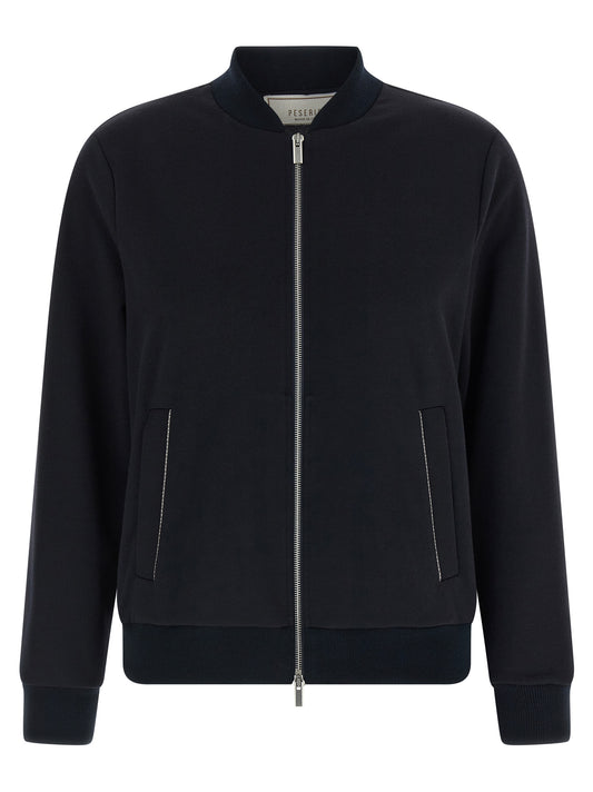 Blue Cotton Bomber