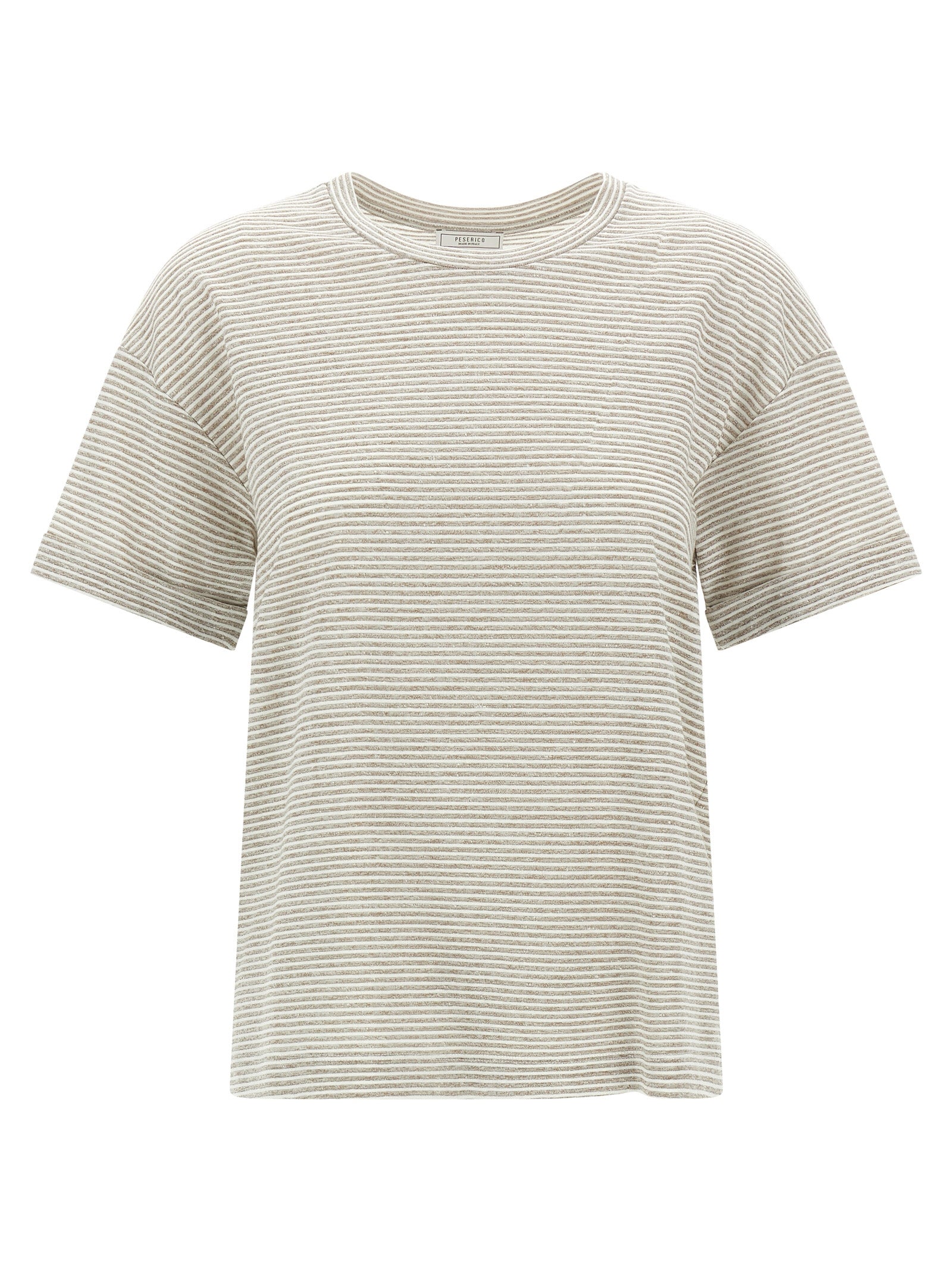 Beige Linen T-Shirt
