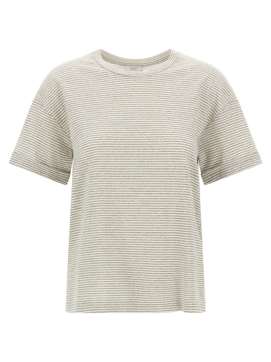 Beige Linen T-Shirt