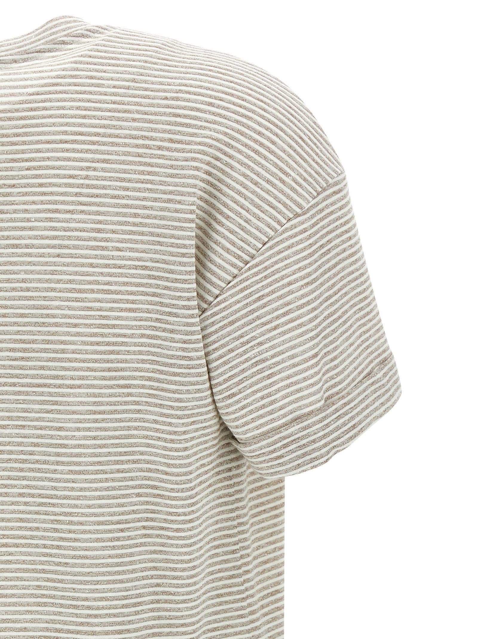 Beige Linen T-Shirt