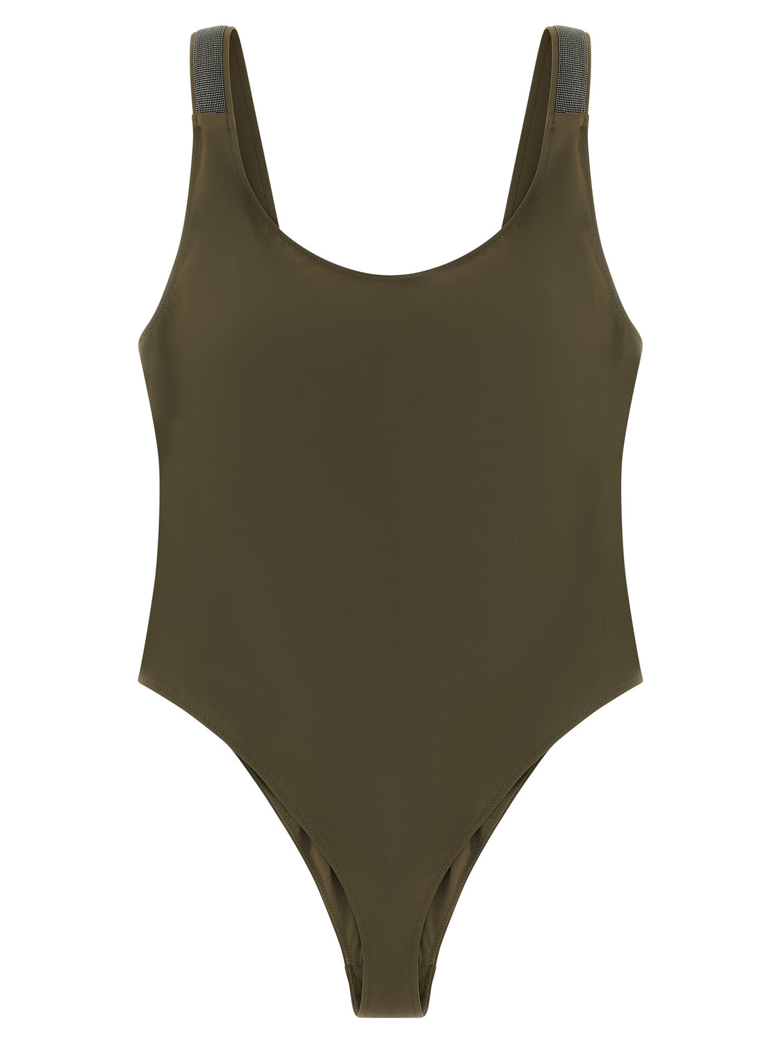 Bicolor Polyamide One-Piece Swimsuit