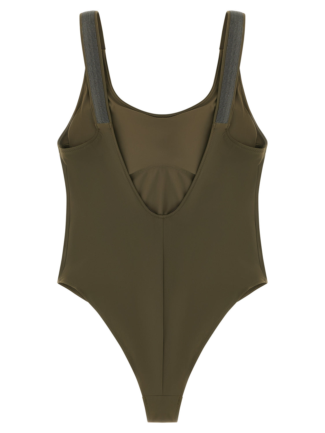 Bicolor Polyamide One-Piece Swimsuit