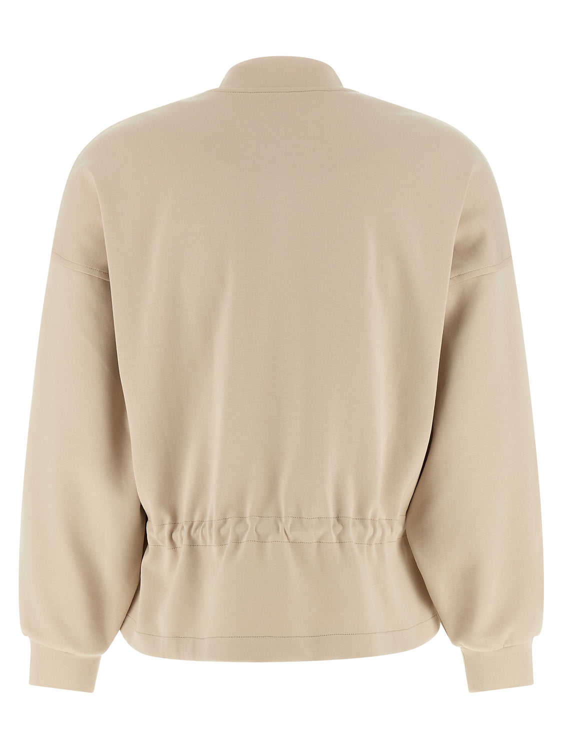 Beige Cotton Sweatshirt
