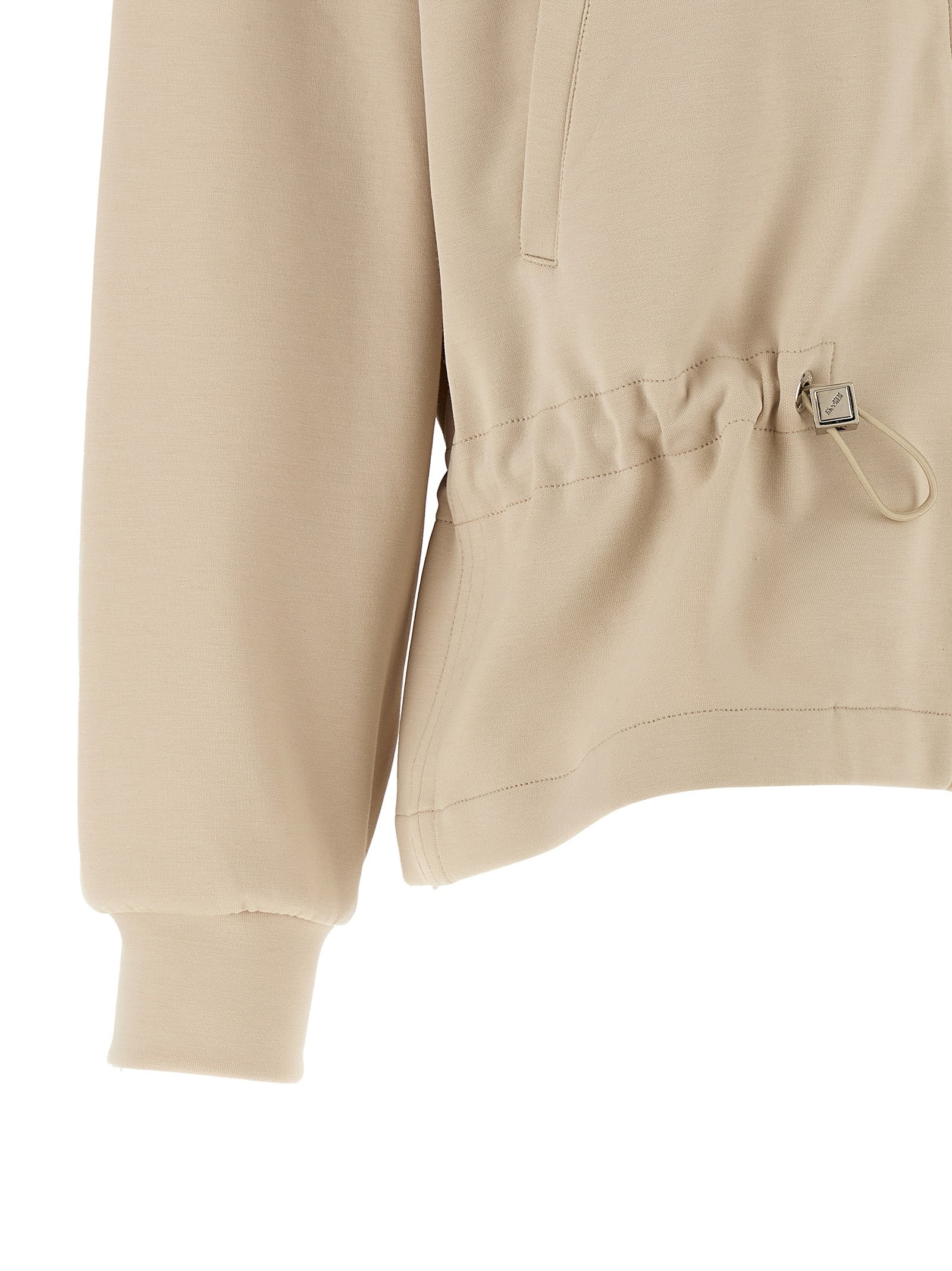 Beige Cotton Sweatshirt