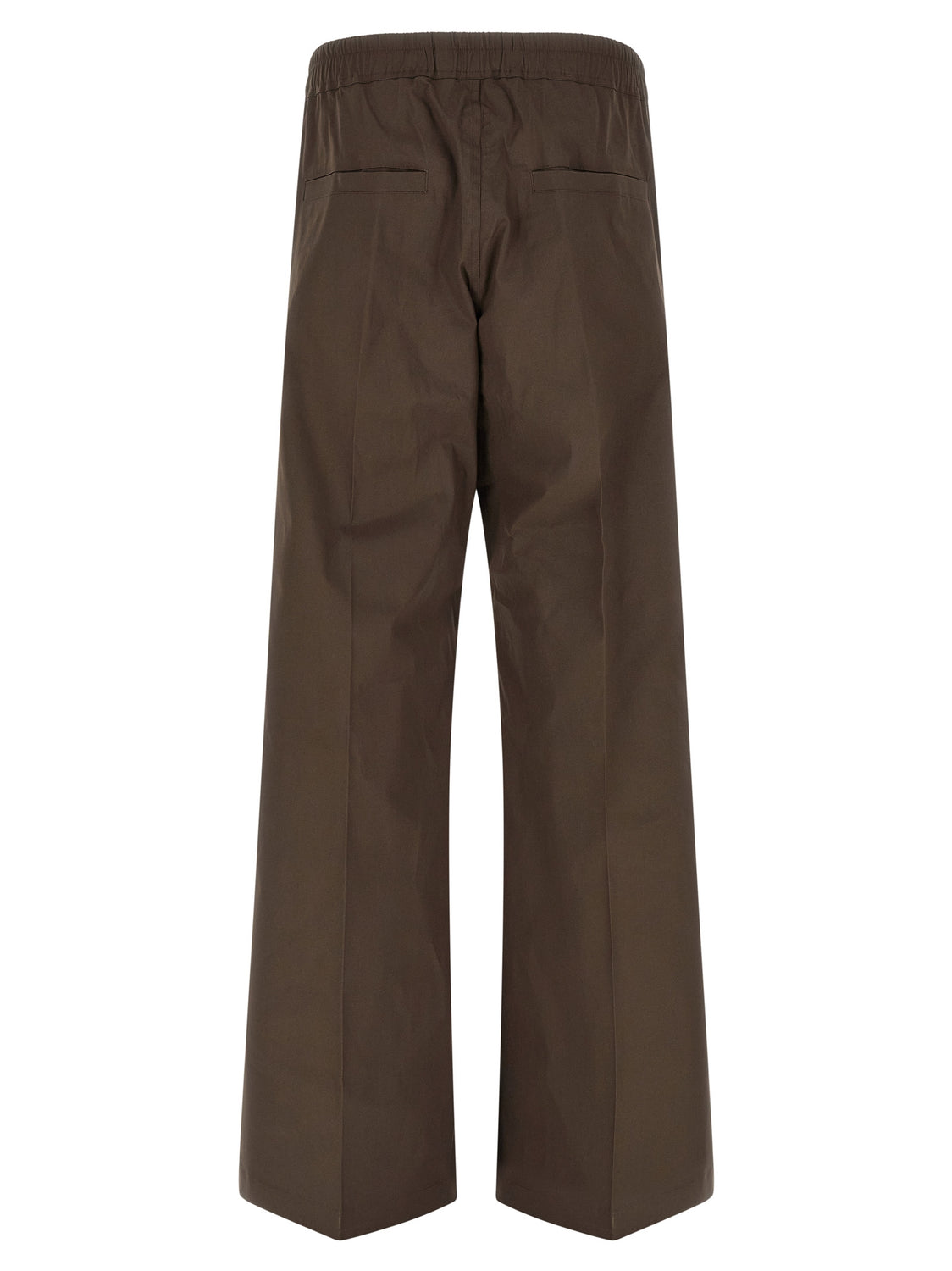 Brown Cotton Cargo Pants