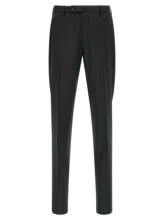 Black Virgin Wool Dress Pants