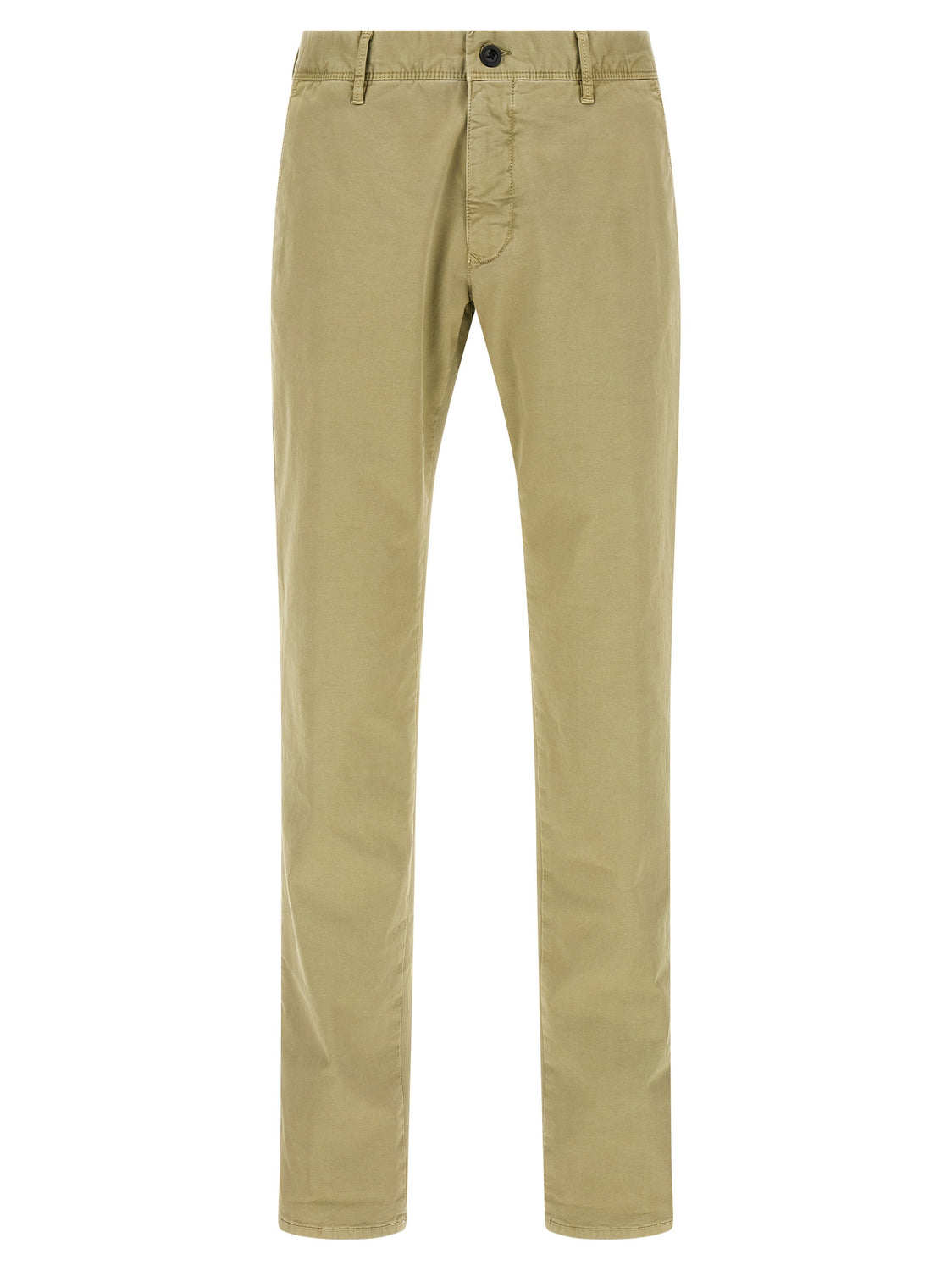 Bicolor Cotton Casual Pants