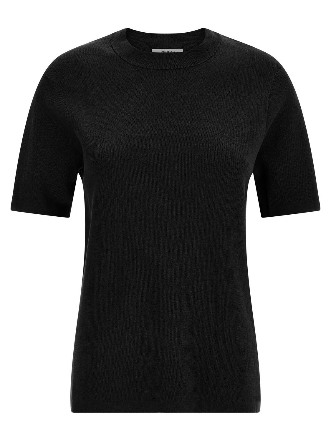 Black Cotton T-Shirt