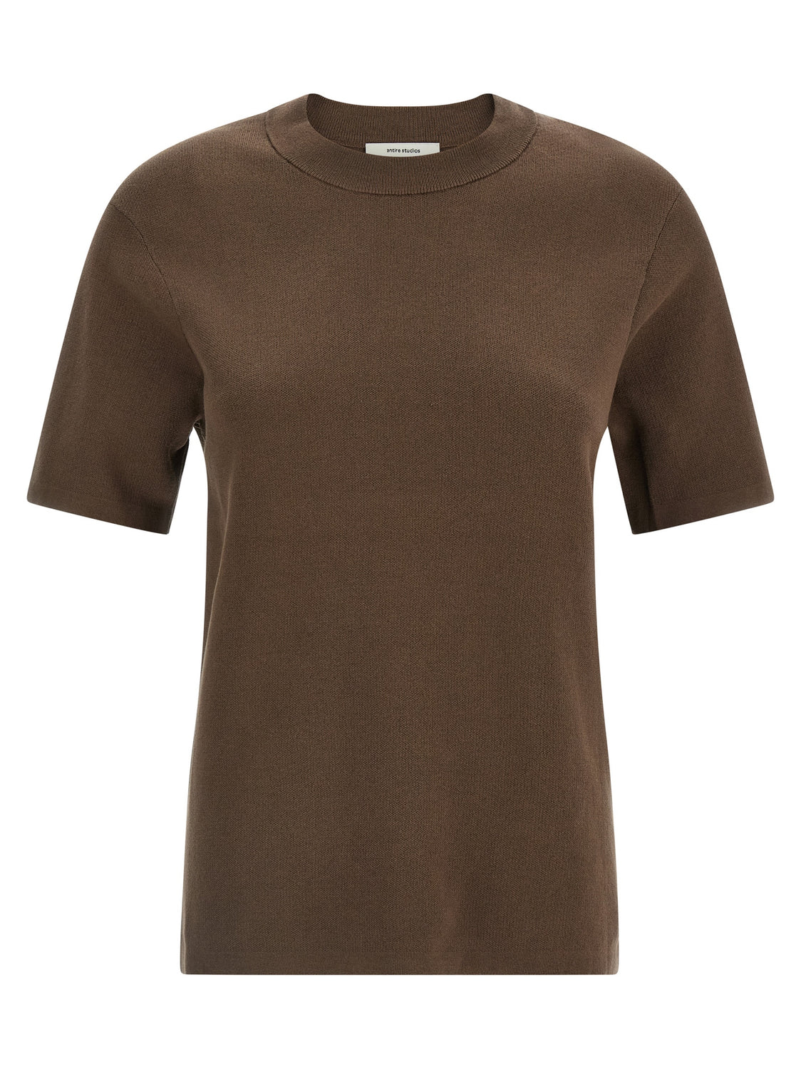 Brown Cotton T-Shirt