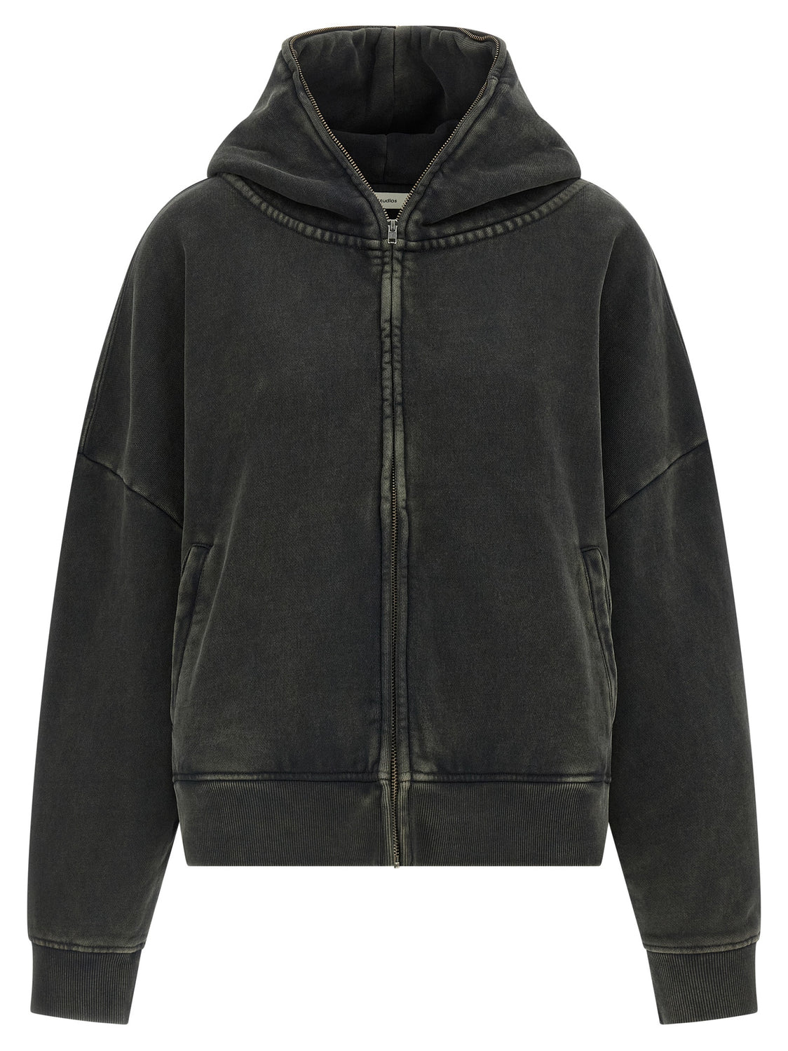 Gray Cotton Hoodie